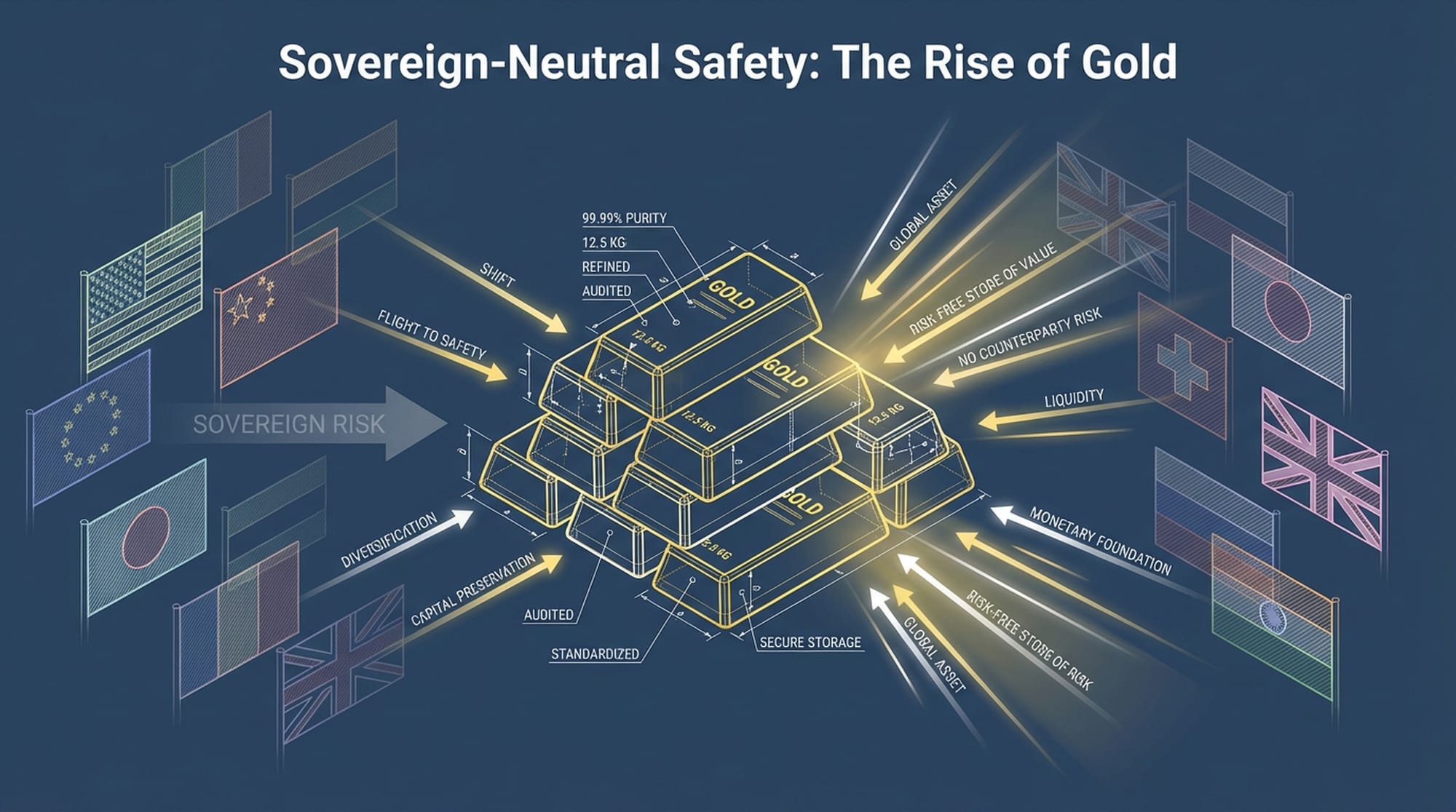 Sovereign-Neutral Safety: The Rise of Gold