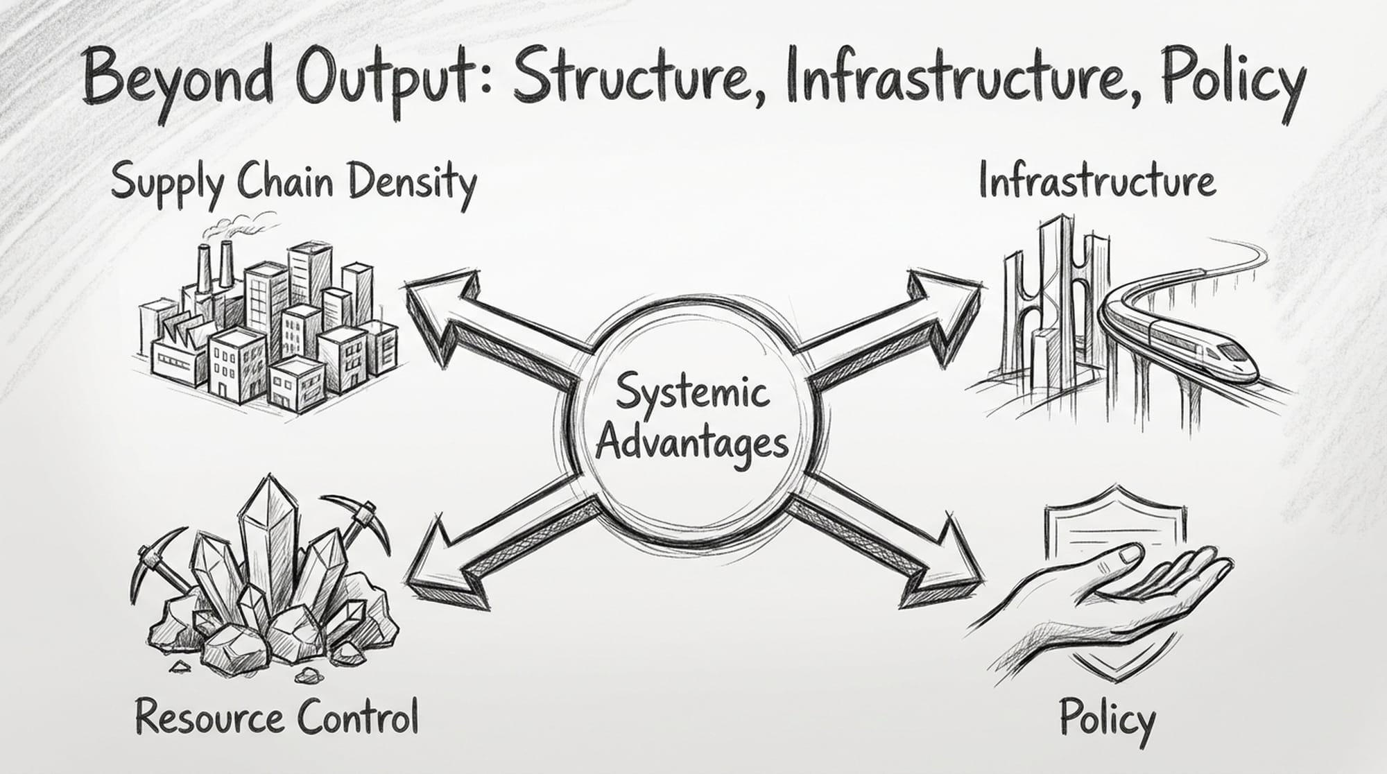 Beyond Output: Structure, Infrastructure, Policy