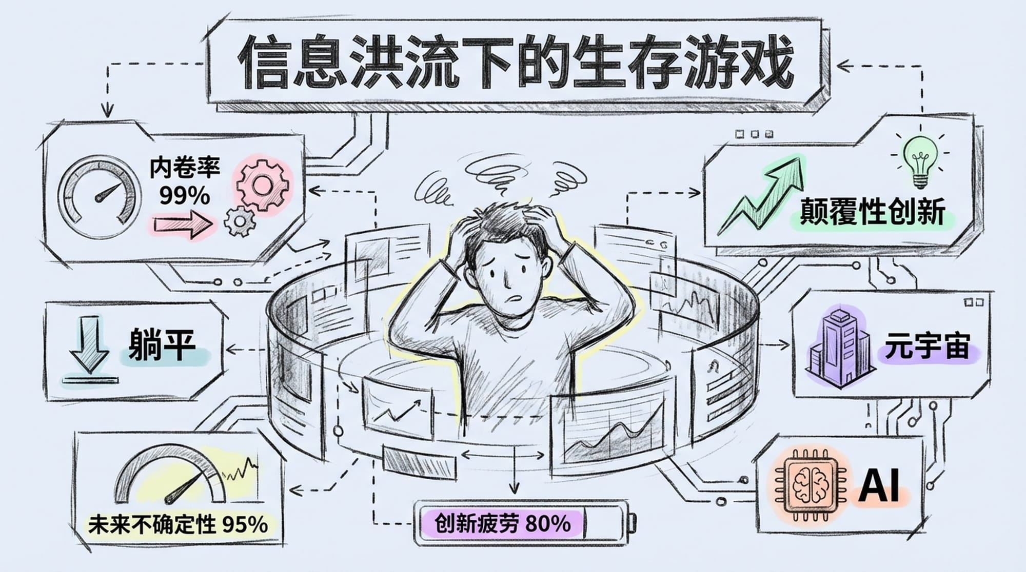 信息洪流下的生存游戏