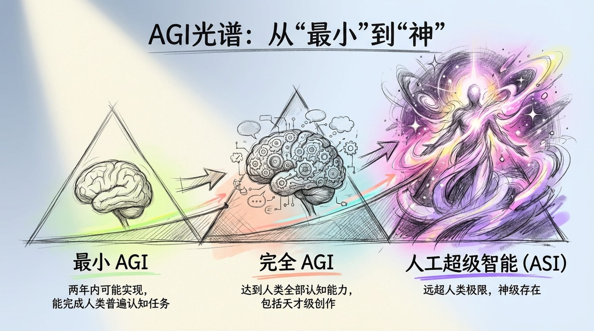 AGI光谱：从“最小”到“神”