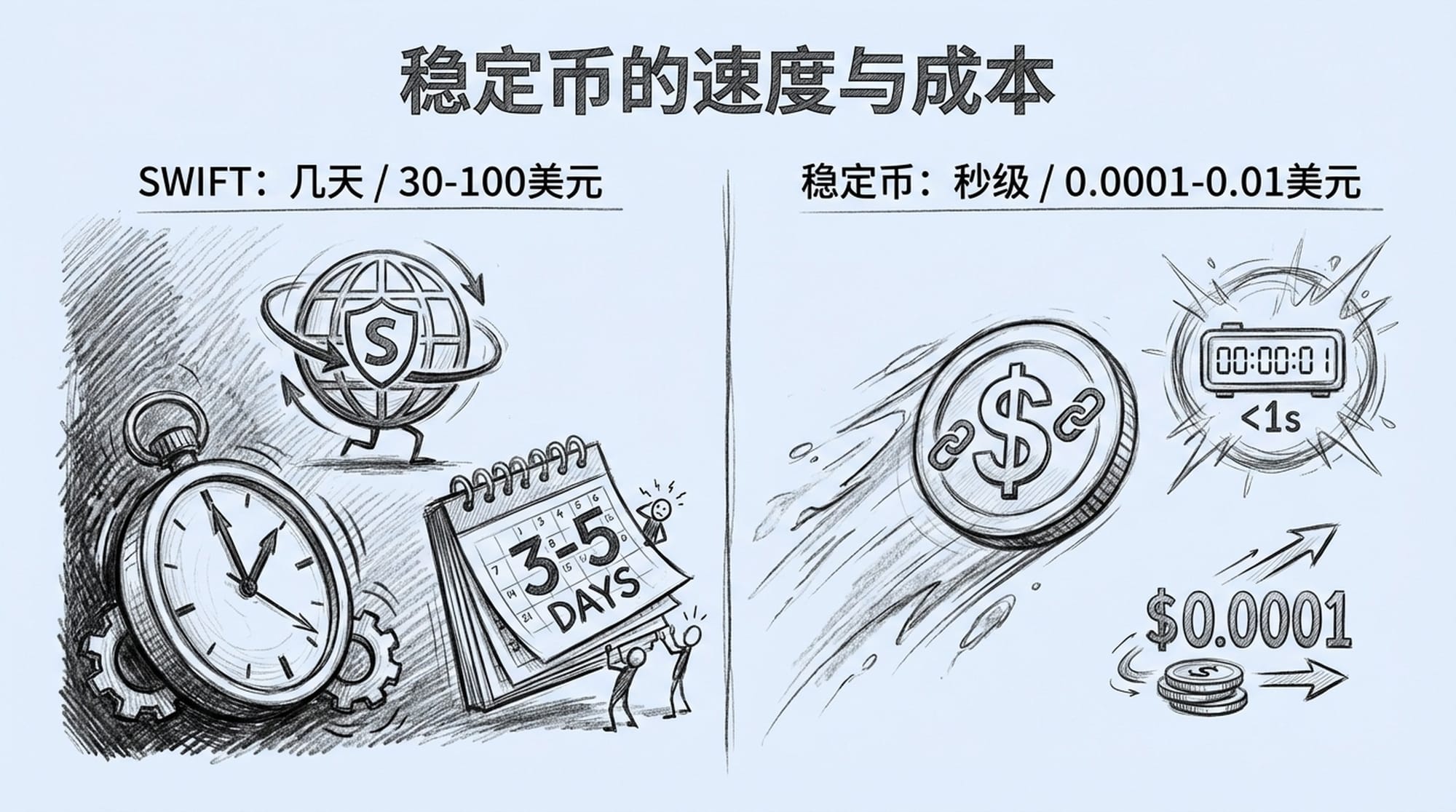 稳定币的速度与成本