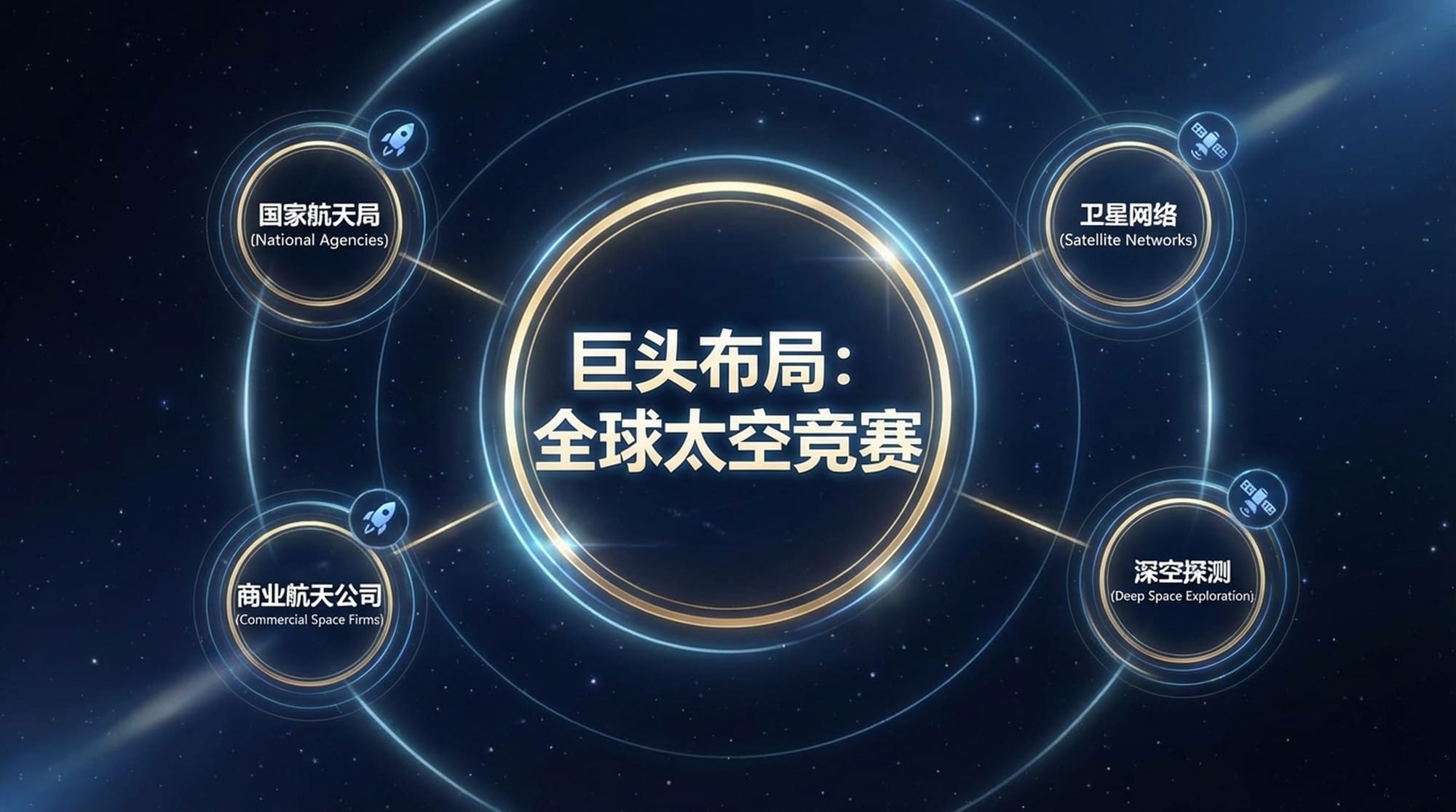 科技巨头在宇宙中的布局图