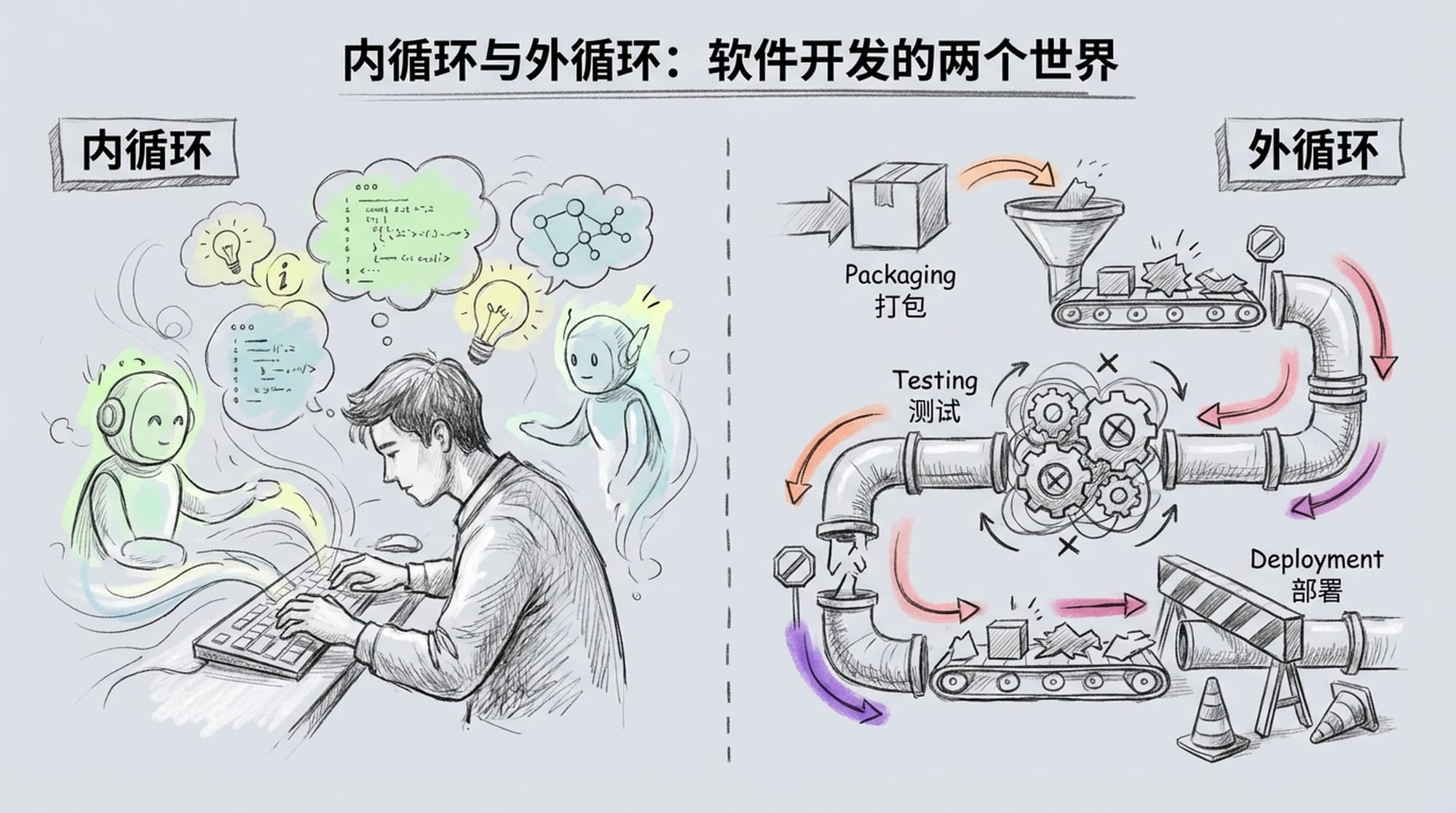 内循环与外循环：软件开发的两个世界