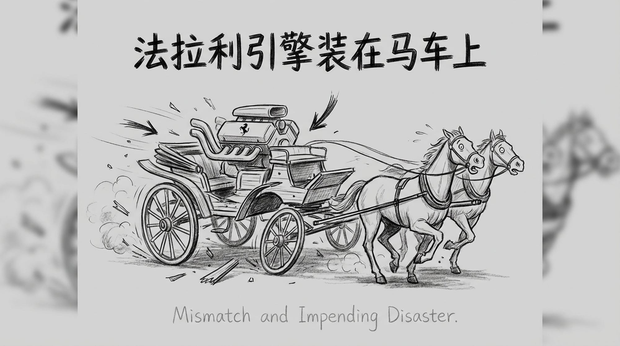 法拉利引擎装在马车上