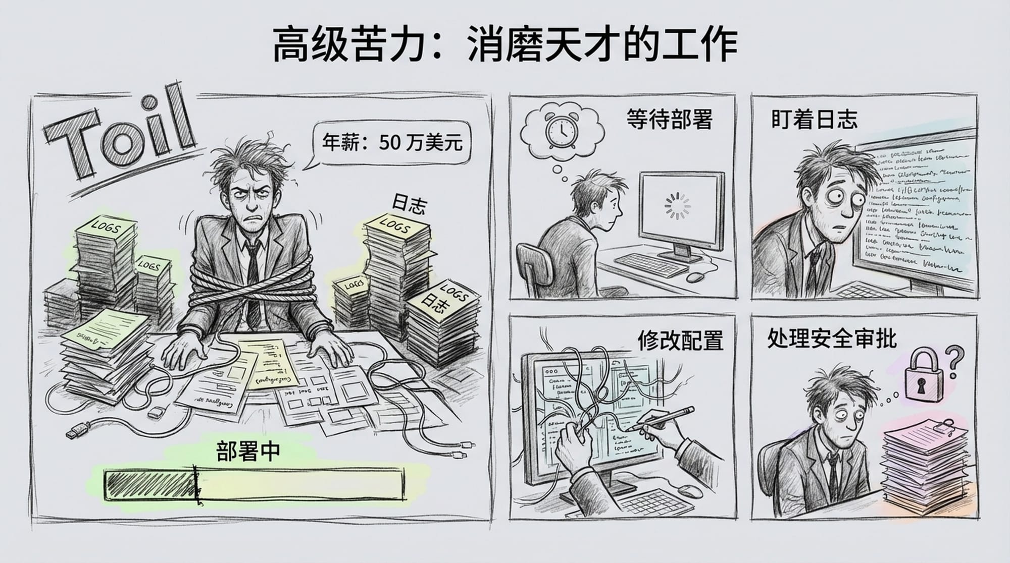 高级苦力：消磨天才的工作