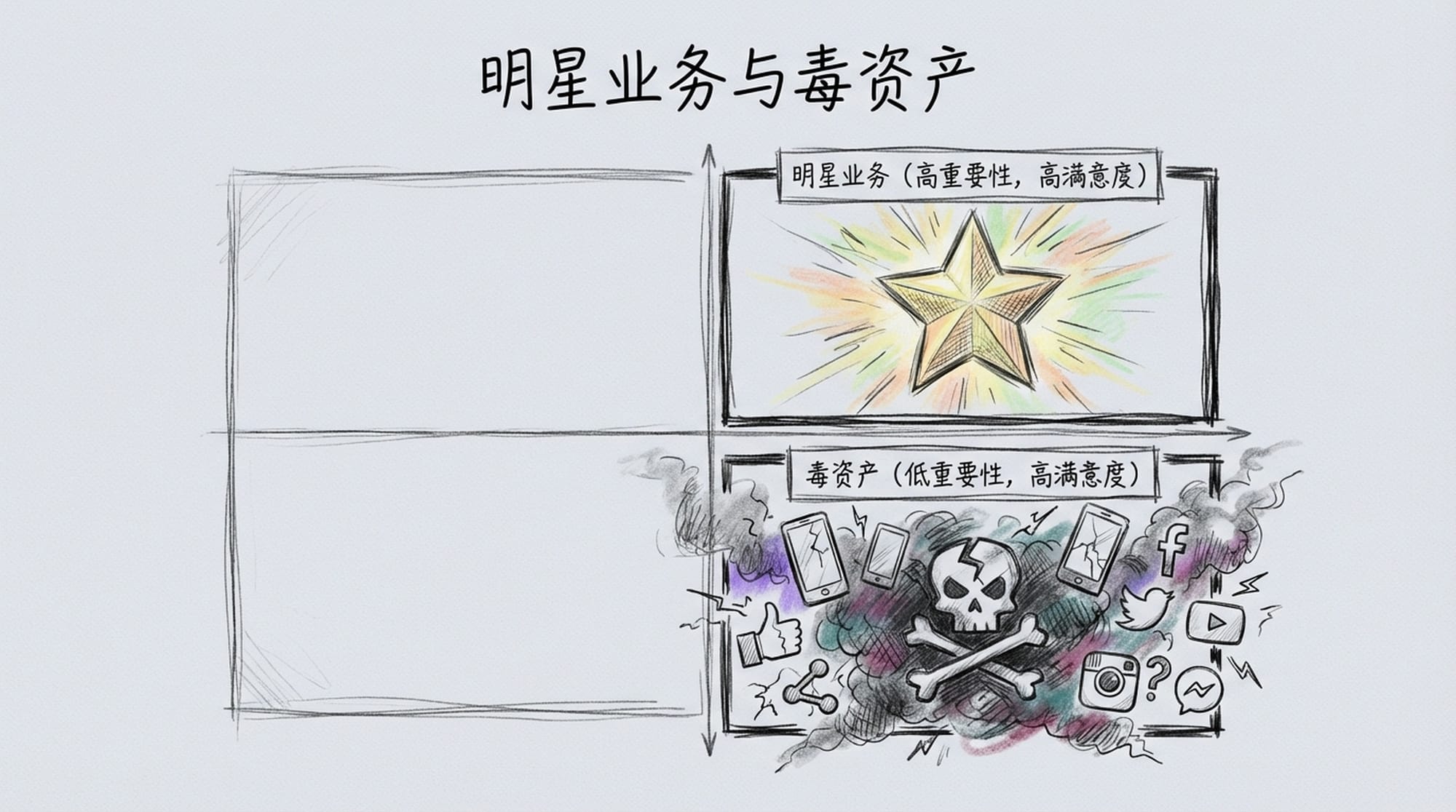 明星业务与毒资产