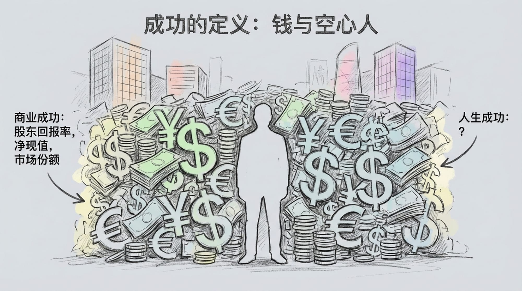 成功的定义：钱与空心人