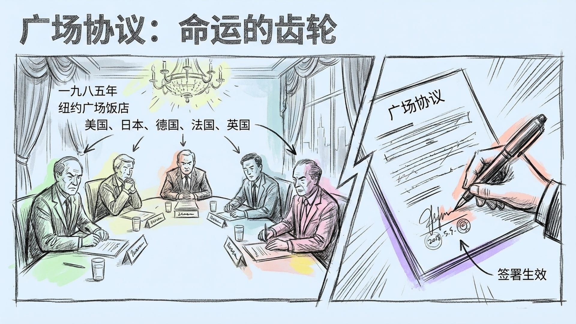 广场协议：命运的齿轮