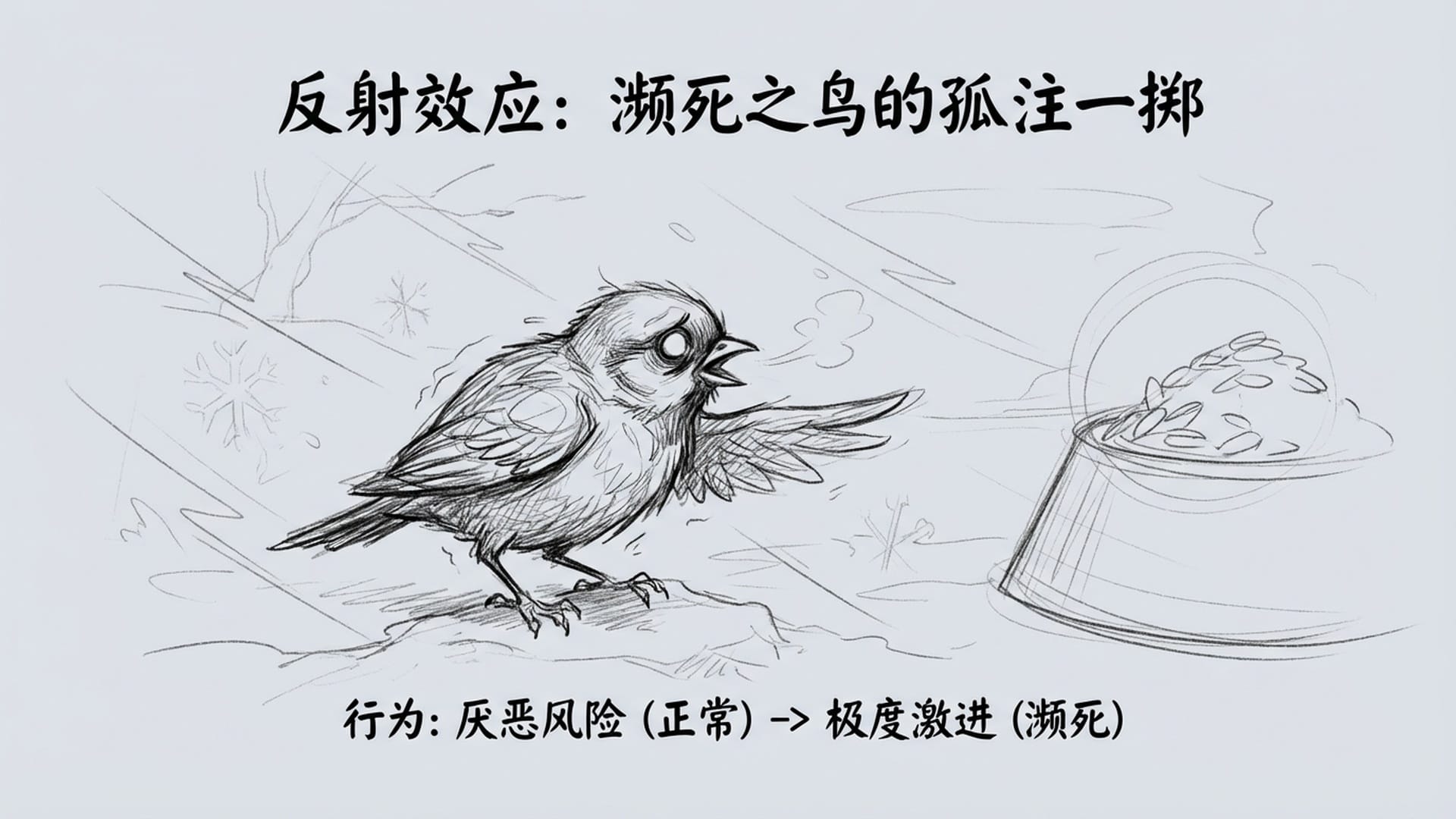 反射效应：濒死之鸟的孤注一掷