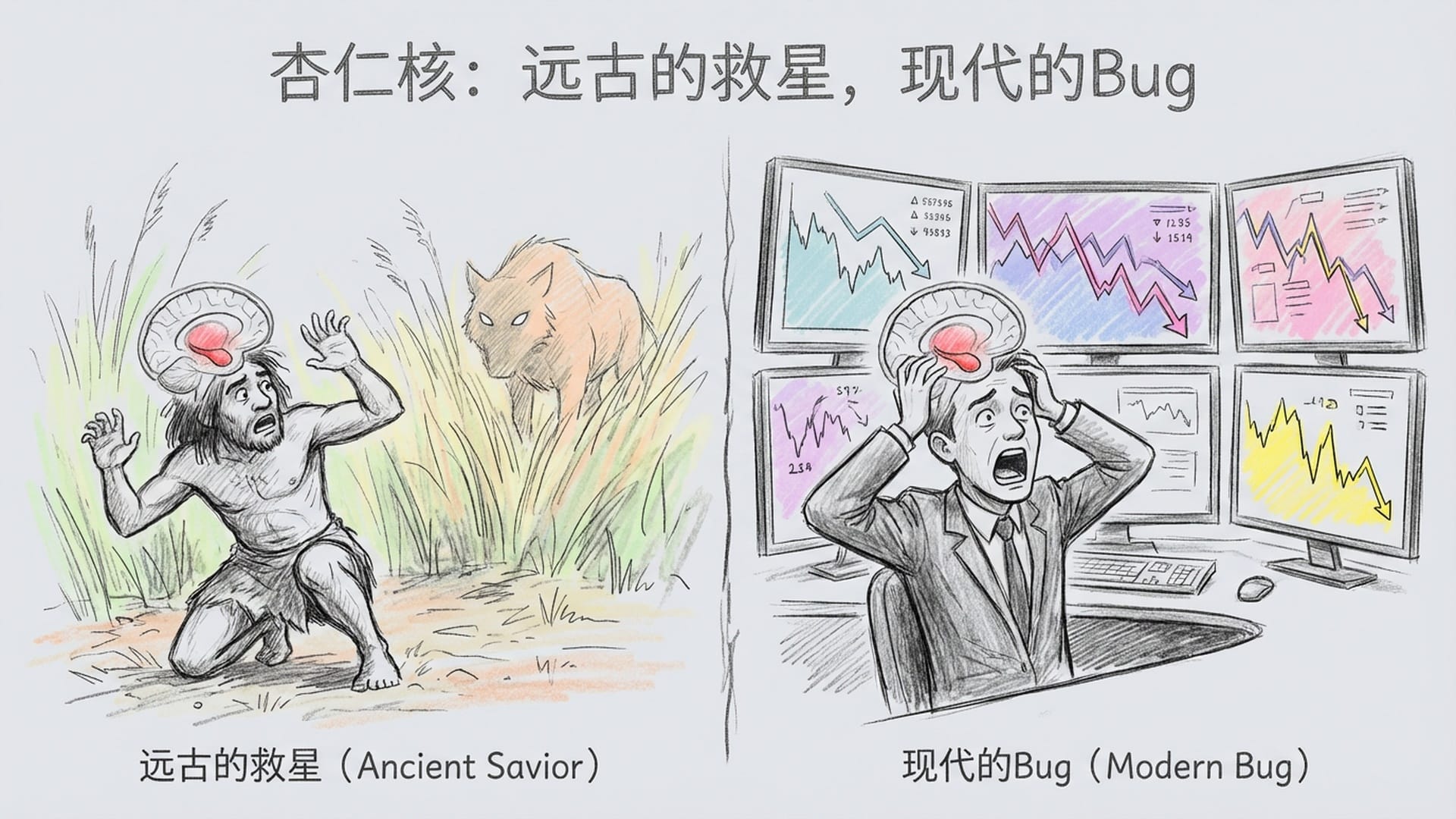 杏仁核：远古的救星，现代的Bug