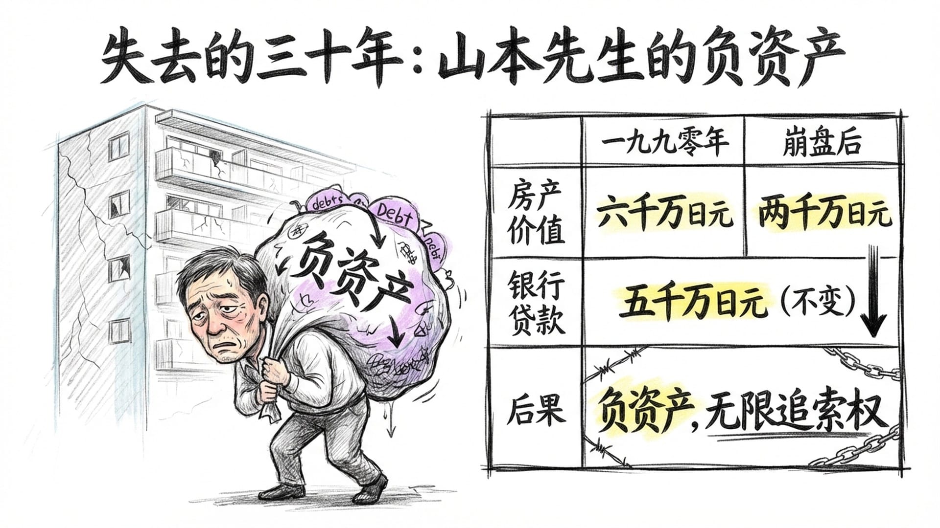 山本先生背负房贷包袱