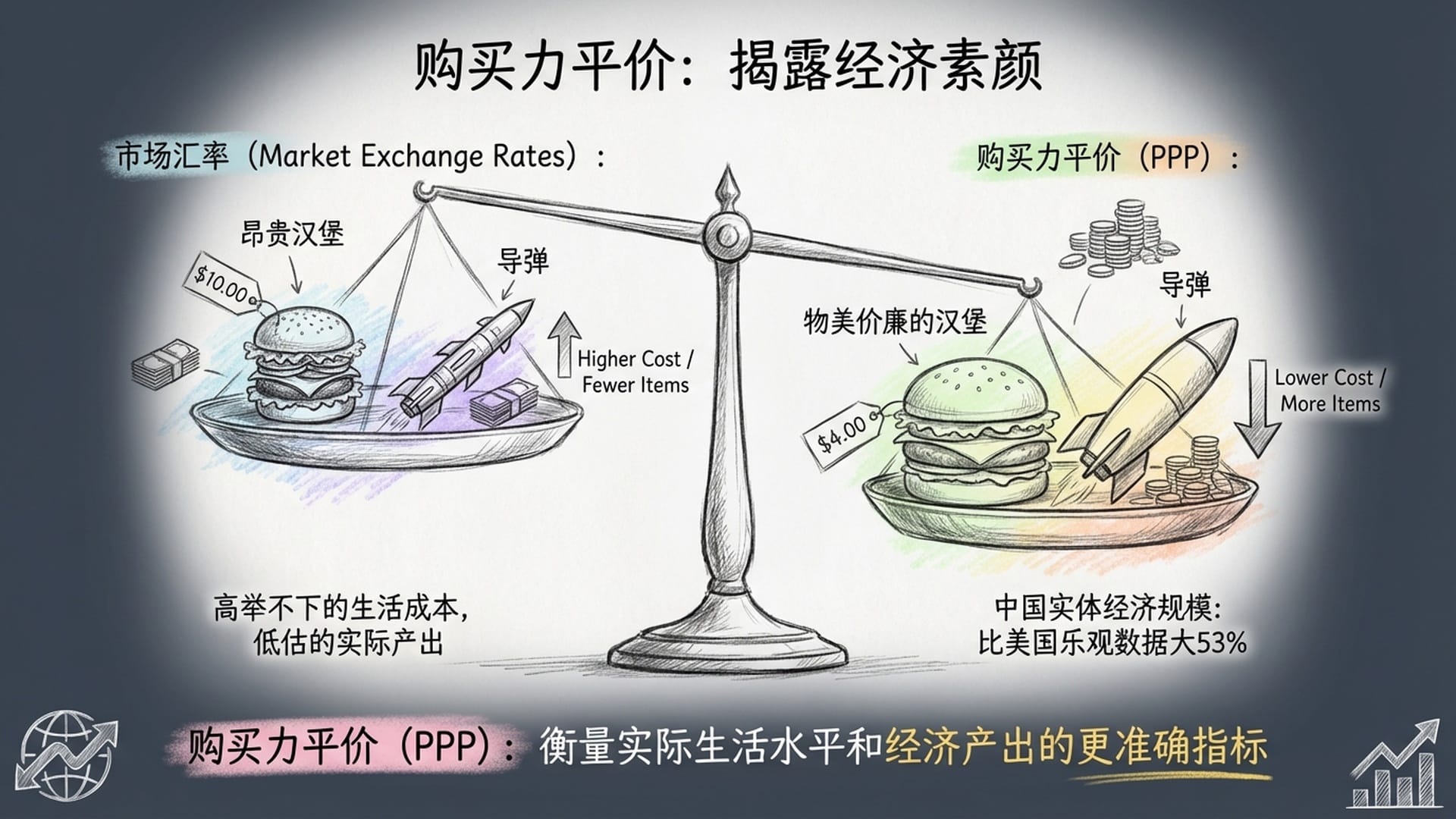 购买力平价：揭露经济素颜