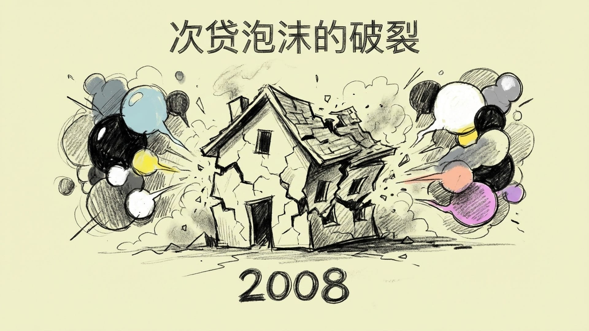 次贷泡沫的破裂 (2008)