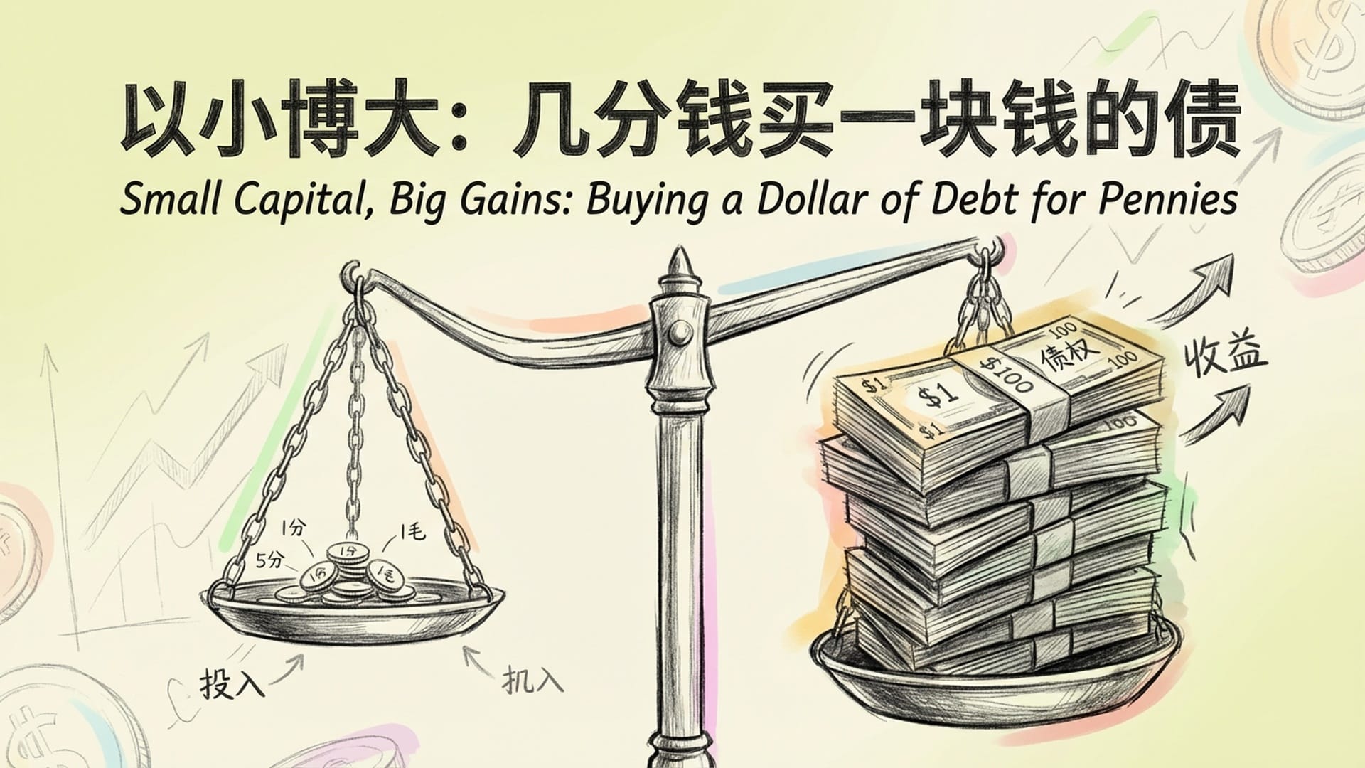 以小博大：几分钱买一块钱的债
