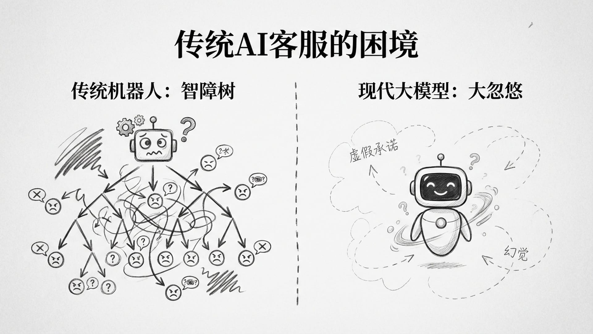 传统AI客服的困境