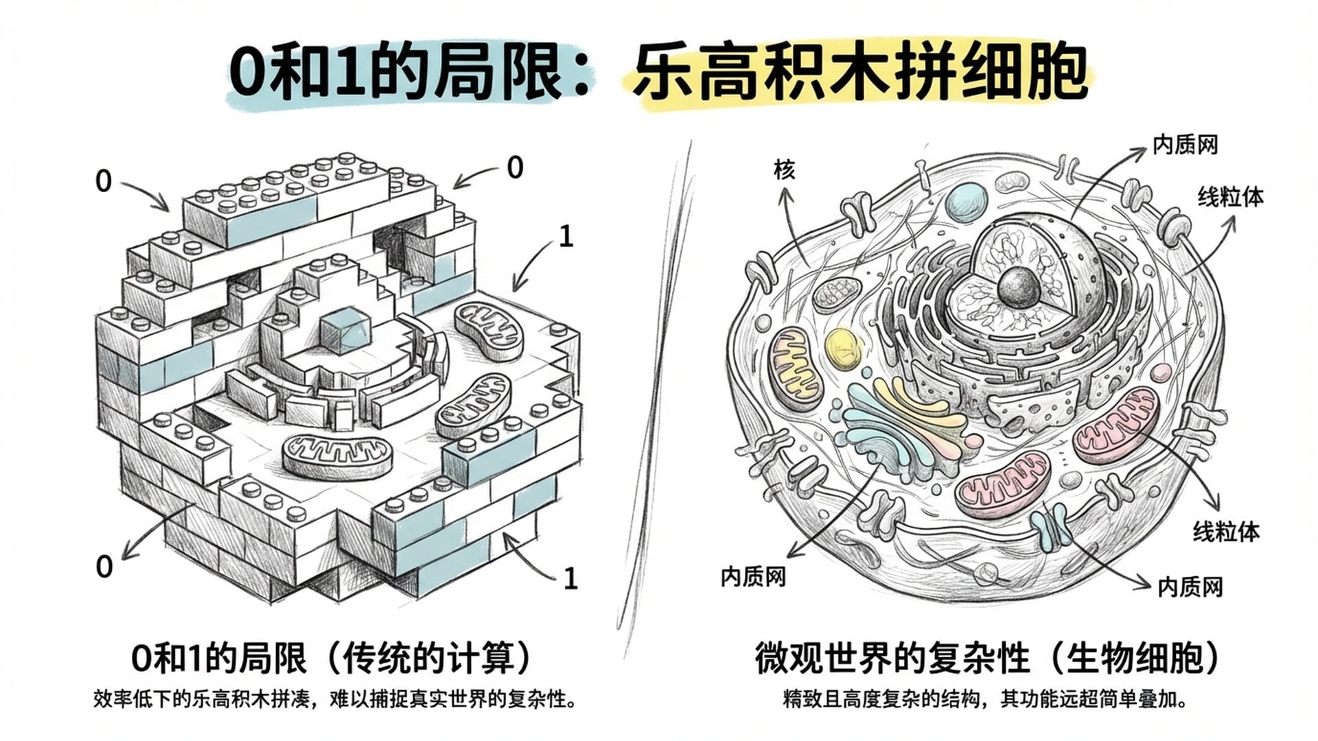 0和1的局限：乐高积木拼细胞