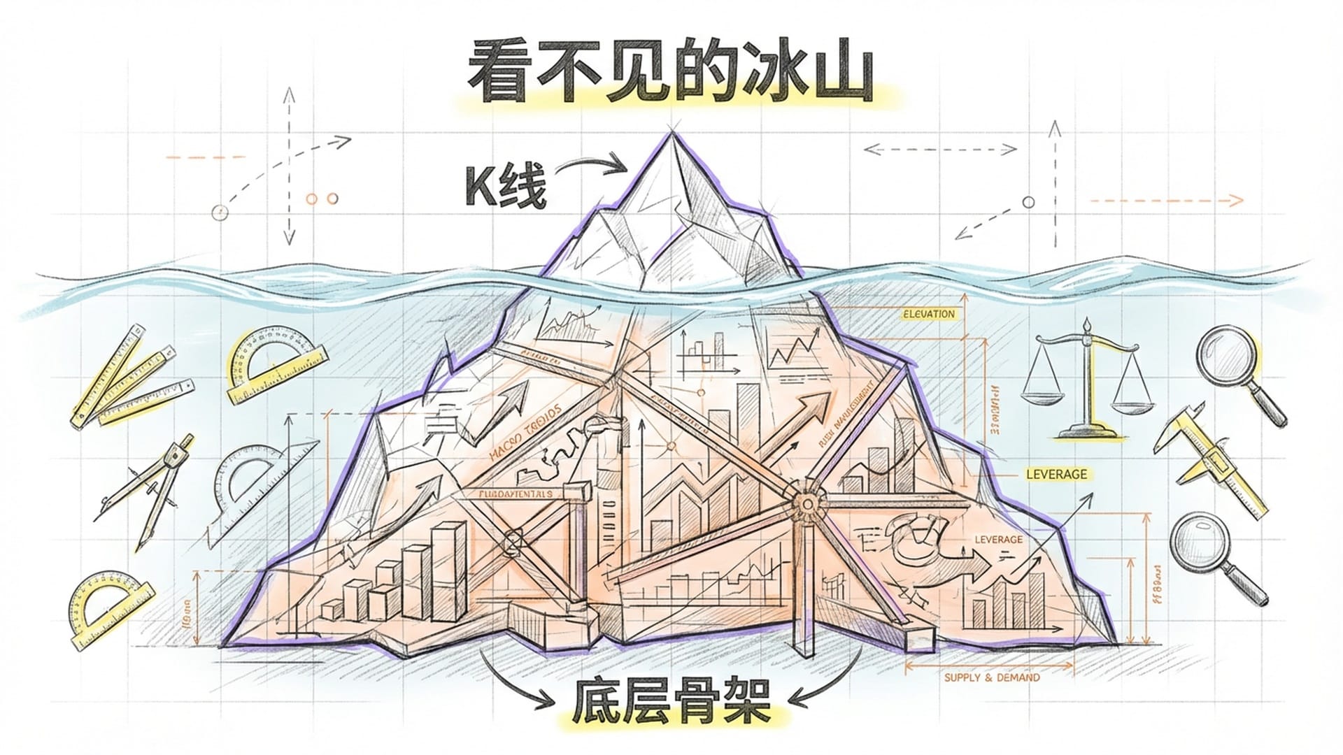 冰山理论：K线只是表象，经济骨架才是底层