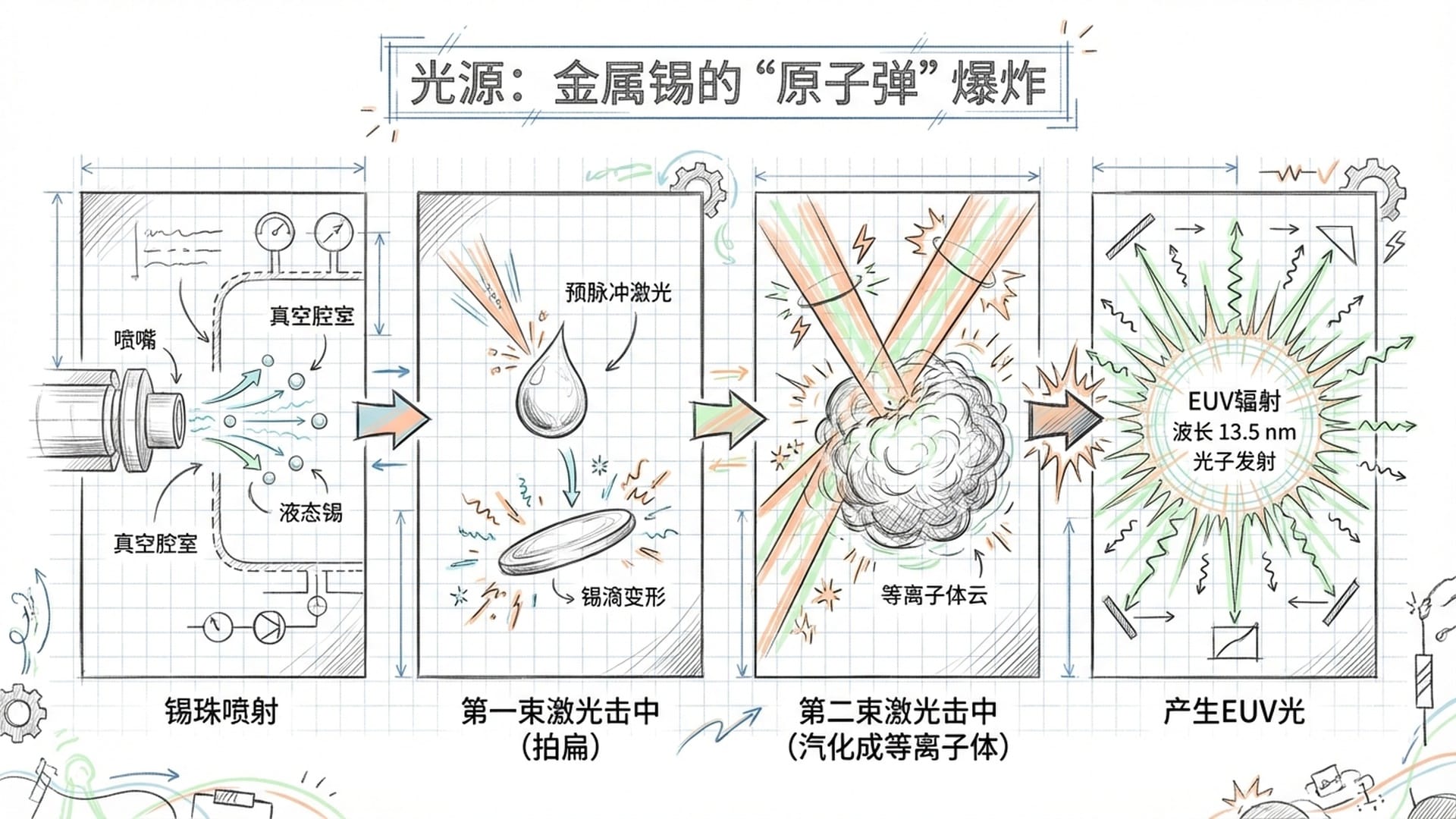 光源:金属锡的“原子弹”爆炸