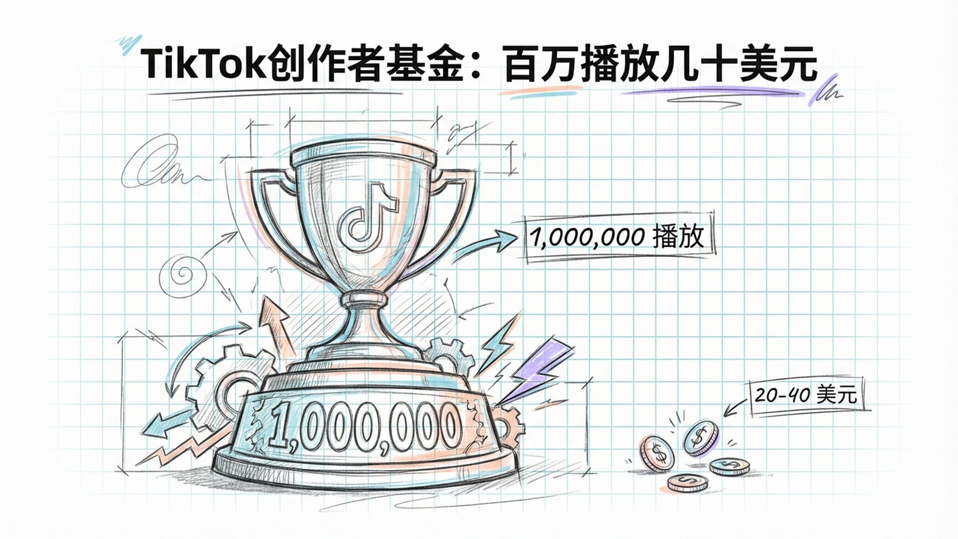 百万播放几十美元