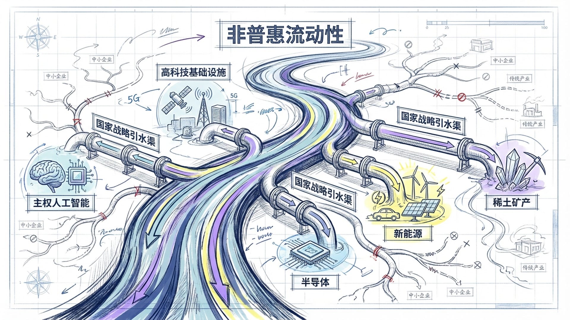 资金流向国家战略引水渠