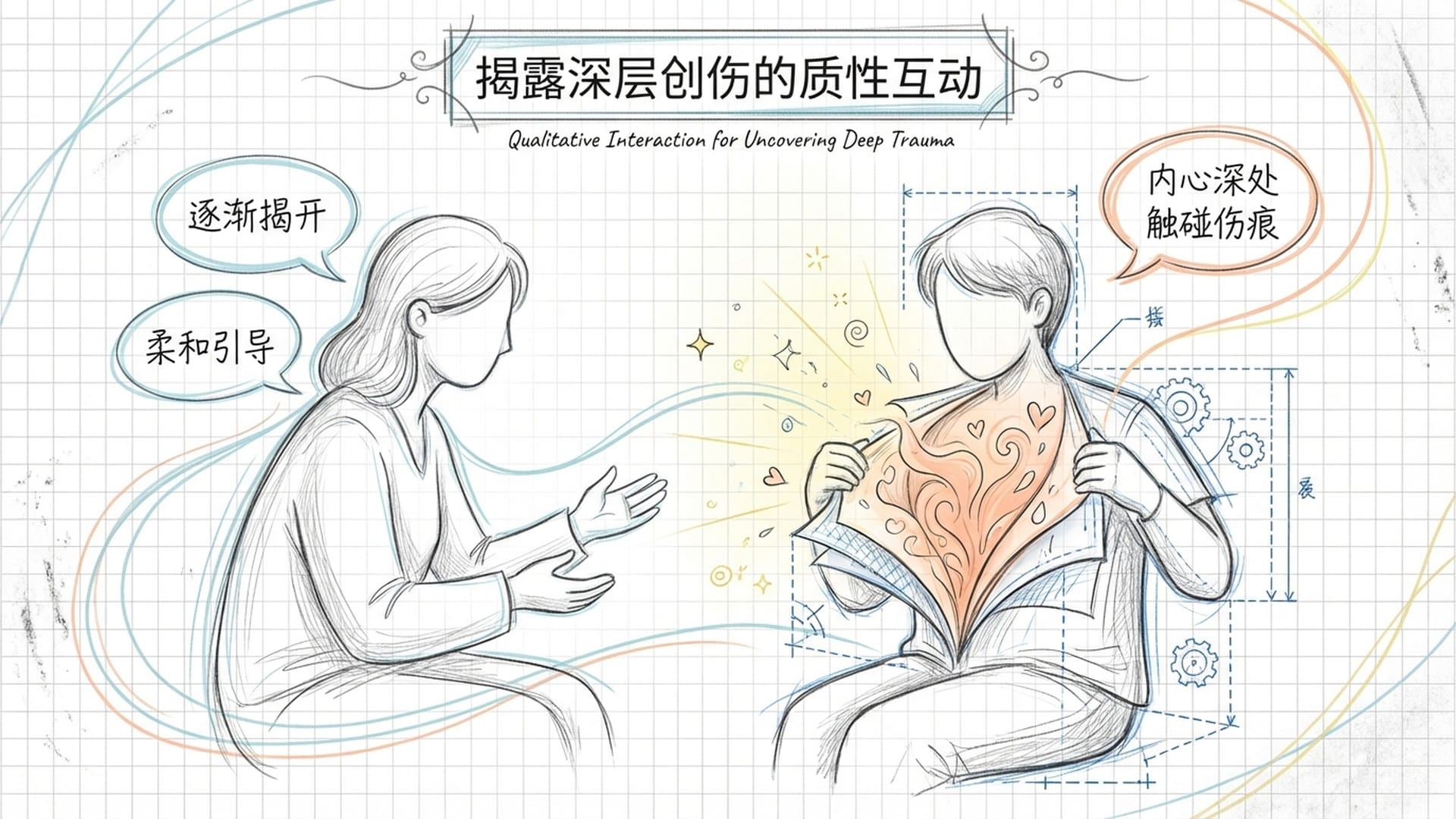 揭露深层创伤的质性互动