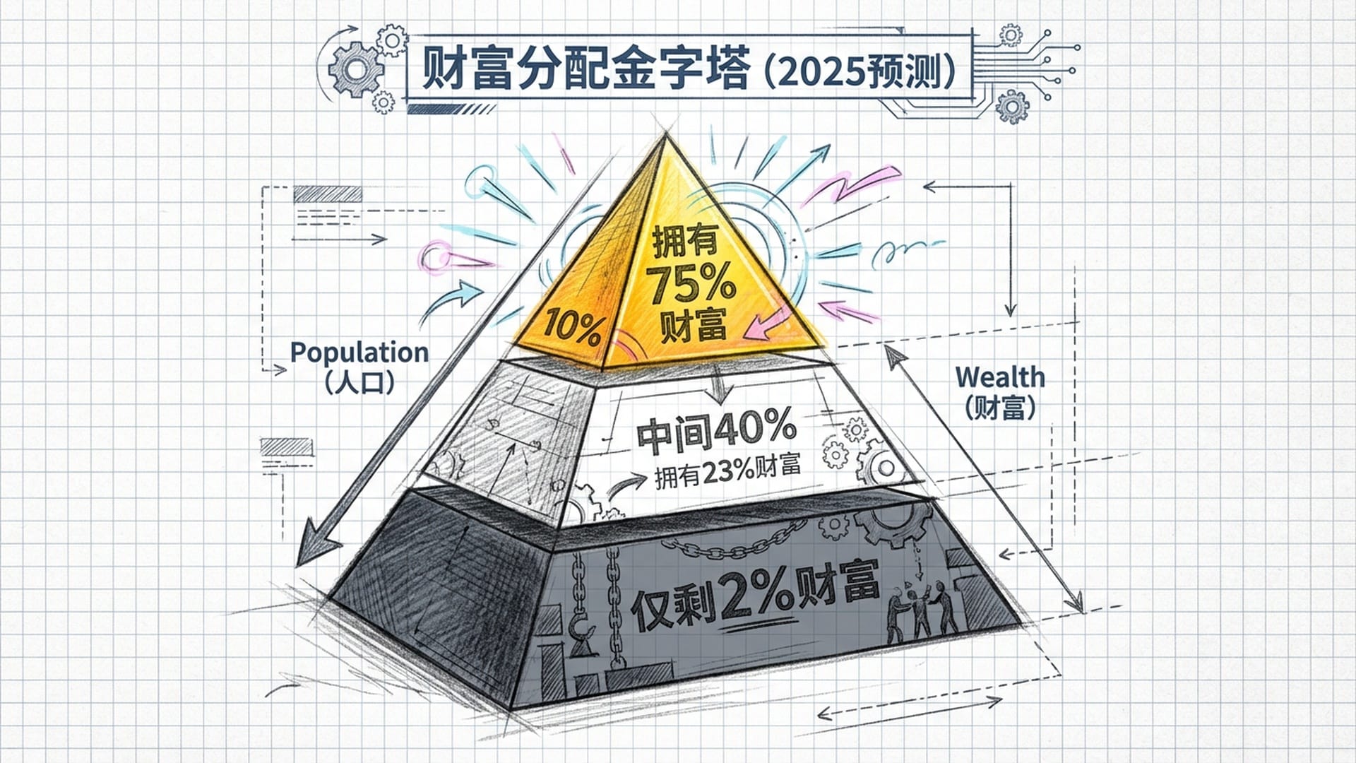 财富金字塔