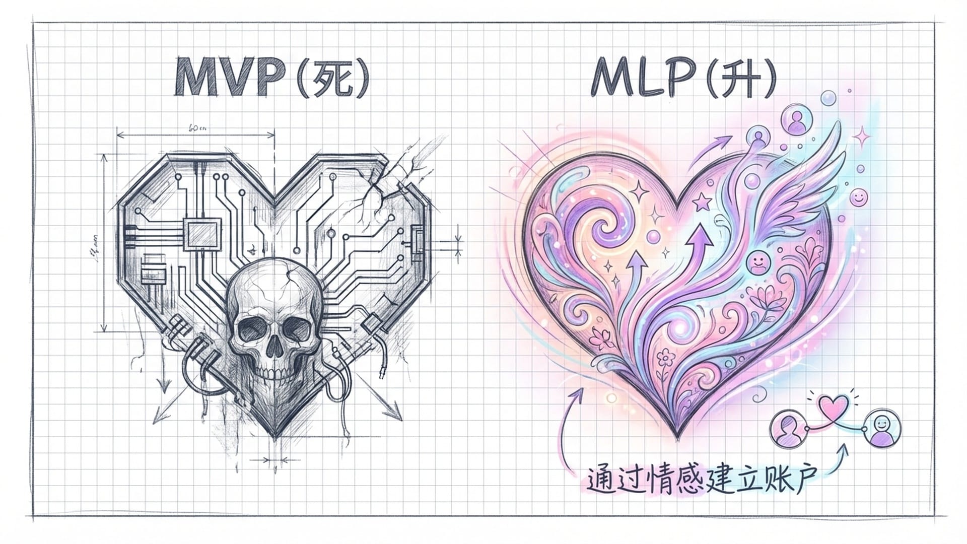 MVP（冰冷的逻辑电路）与MLP（色彩斑斓的魔法核心）的对比