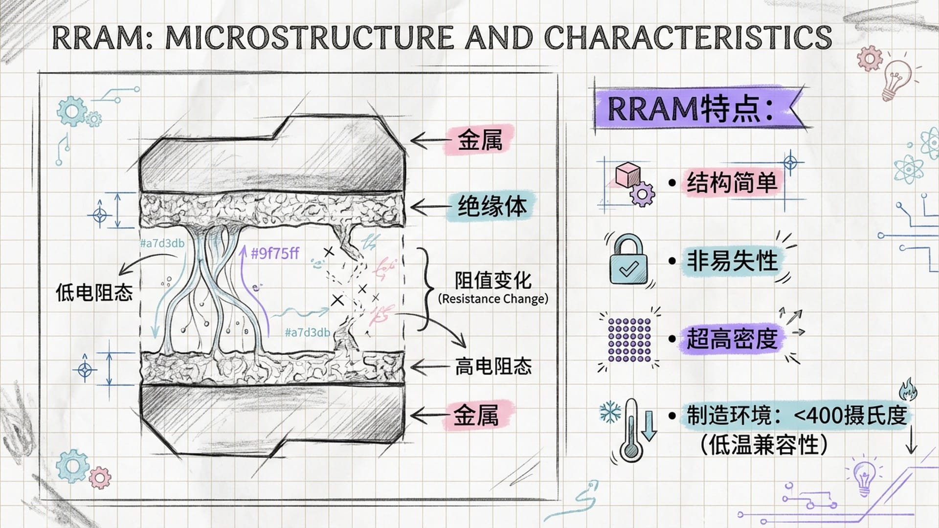 RRAM存储结构微观图