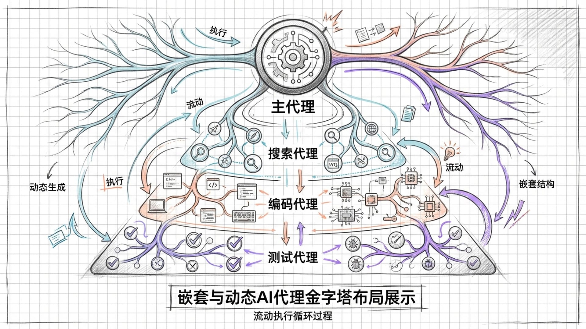 分形结构的代理与子代理