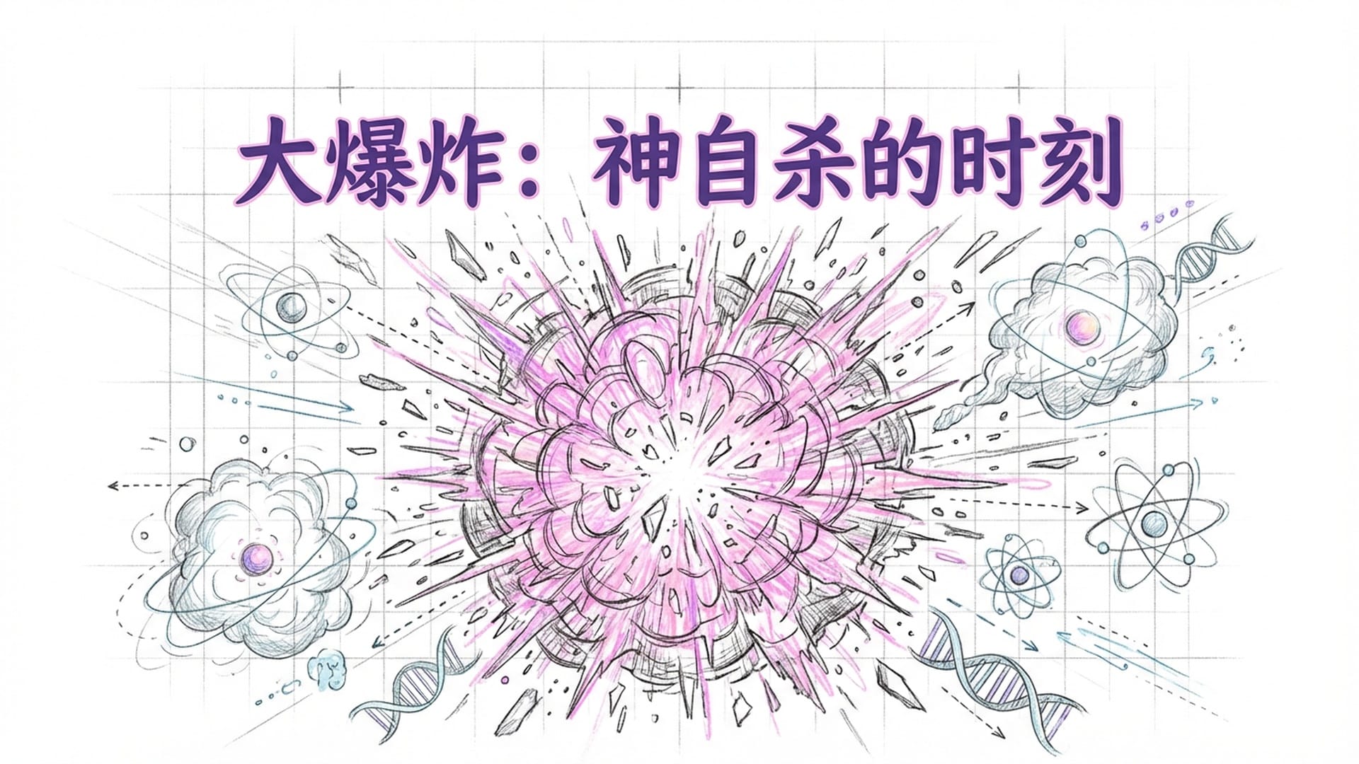 大爆炸：神性的自毁与碎片的原子、基因和星云
