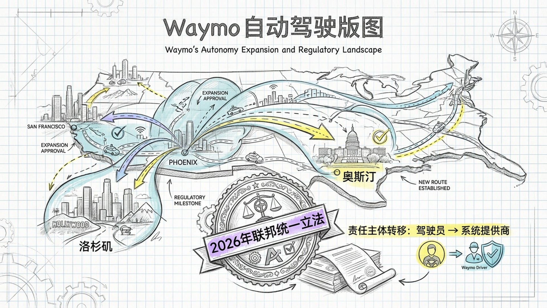 Waymo的激光雷达视野动态图