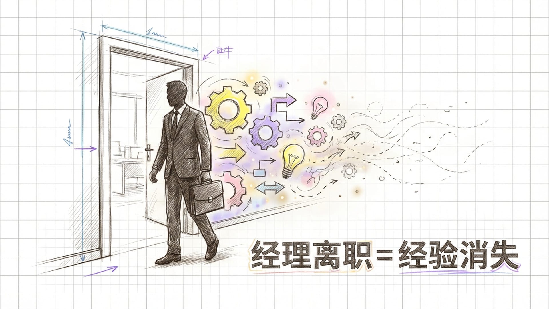 经理离职，经验消失