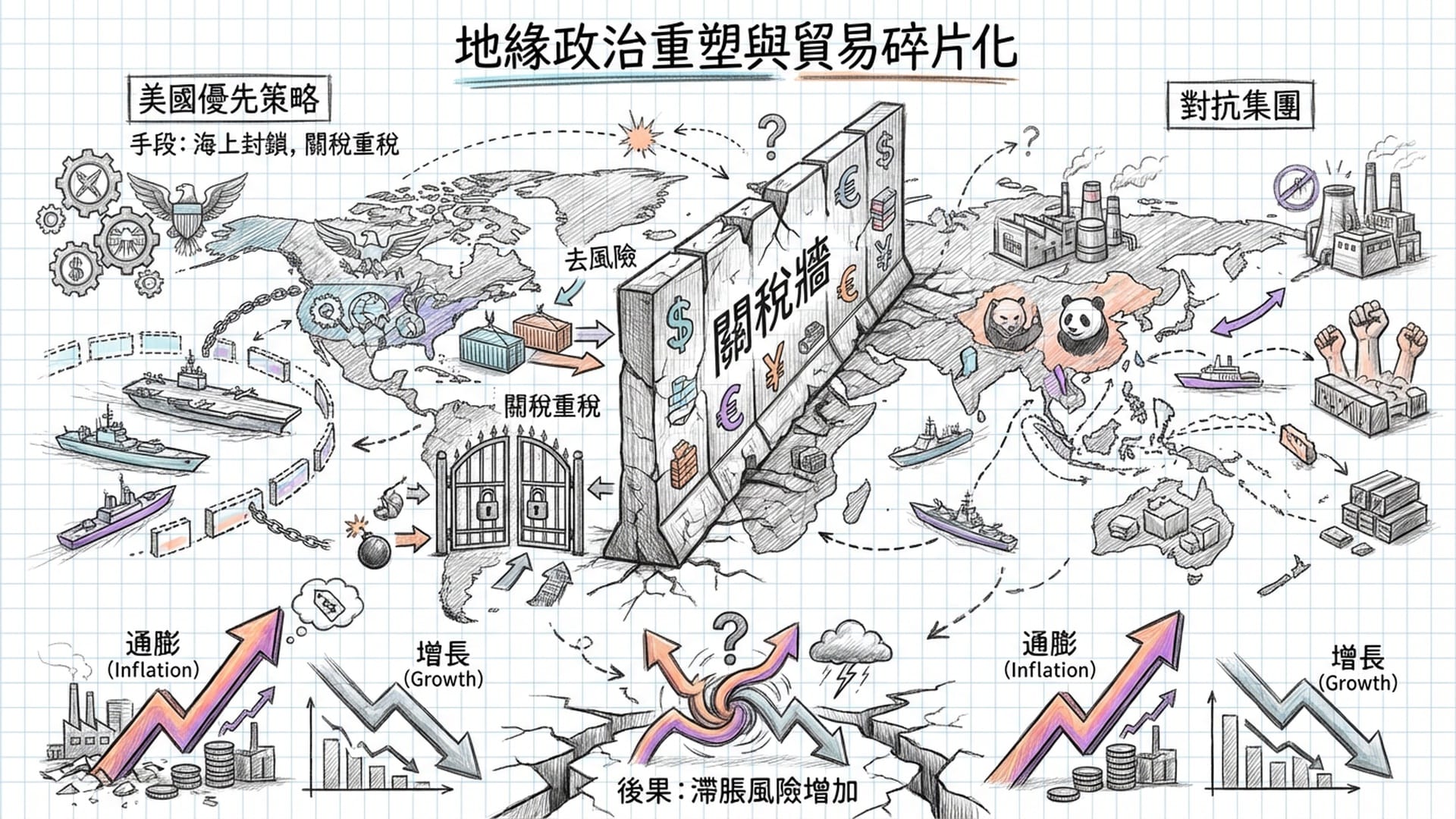 地缘政治下的两极对峙与关税壁垒