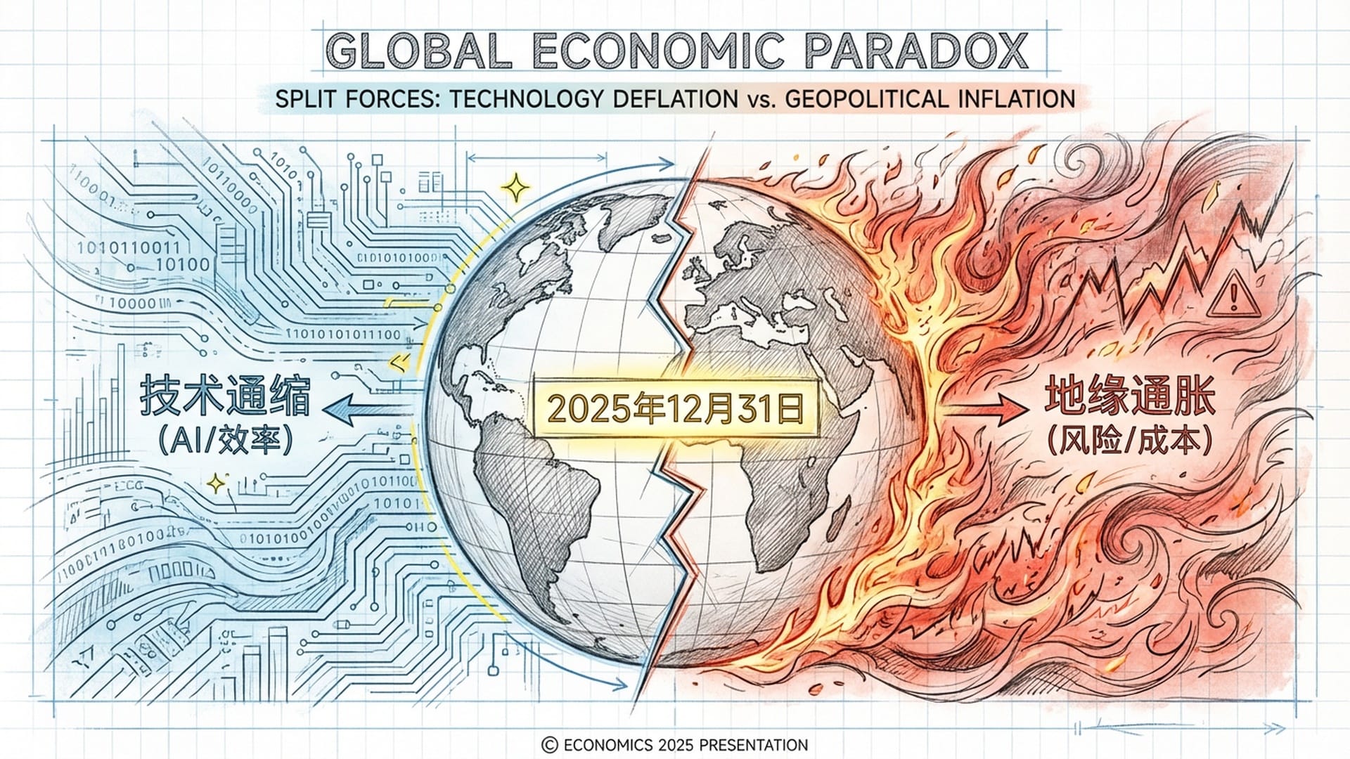 技术通缩与地缘通胀的碰撞