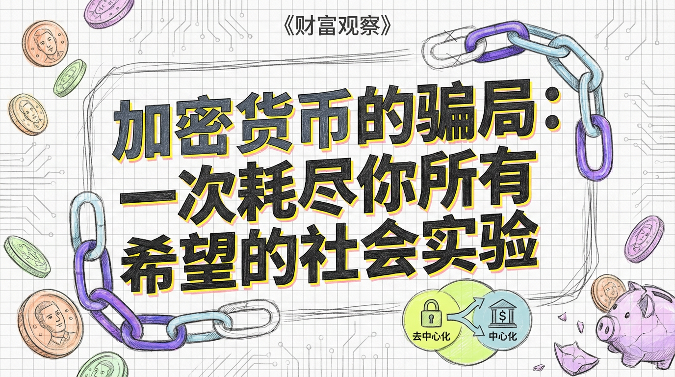 加密货币的骗局：一次耗尽所有希望的社会实验
