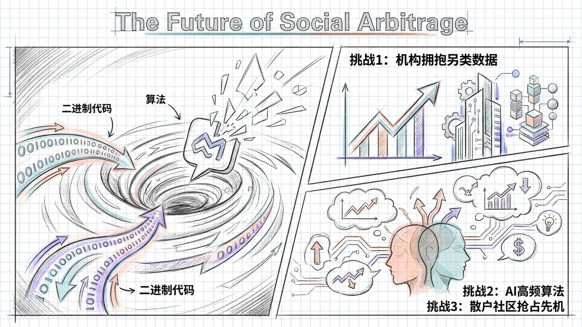 大量的二进制代码和快速跳动的算法，正在吞噬社交媒体上的信息差。