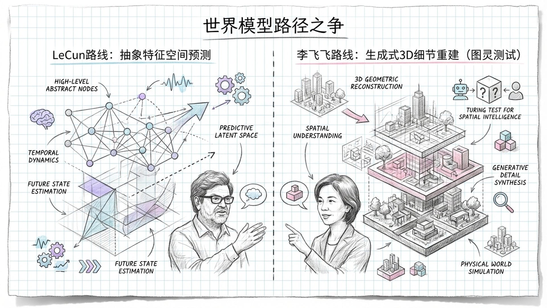 李飞飞与LeCun的路线