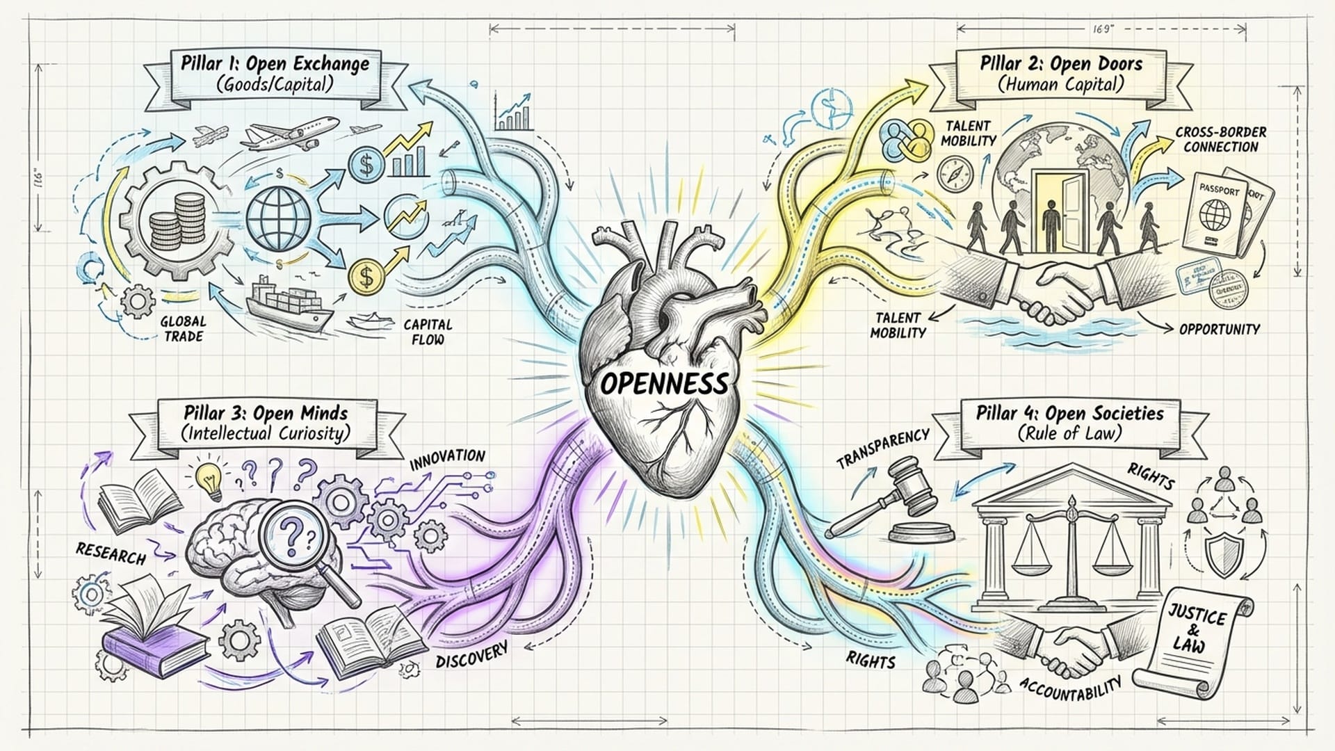 Four pillars of openness