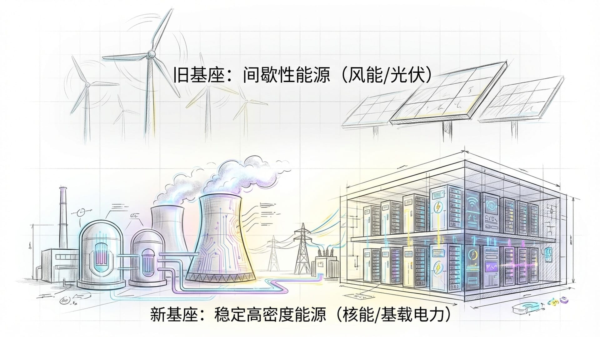 新旧能源基座更迭