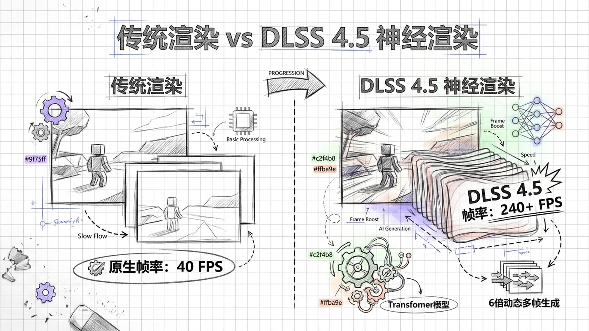DLSS 4.5帧率飞跃