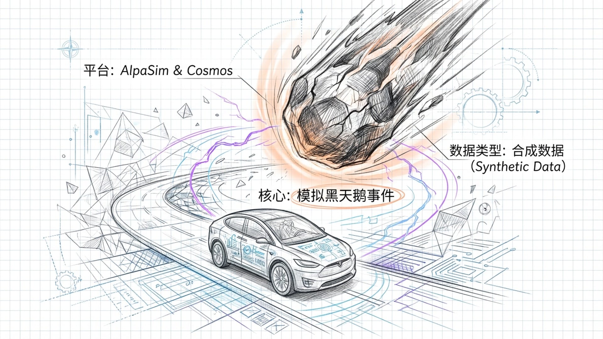 Alpamayo模拟黑天鹅事件