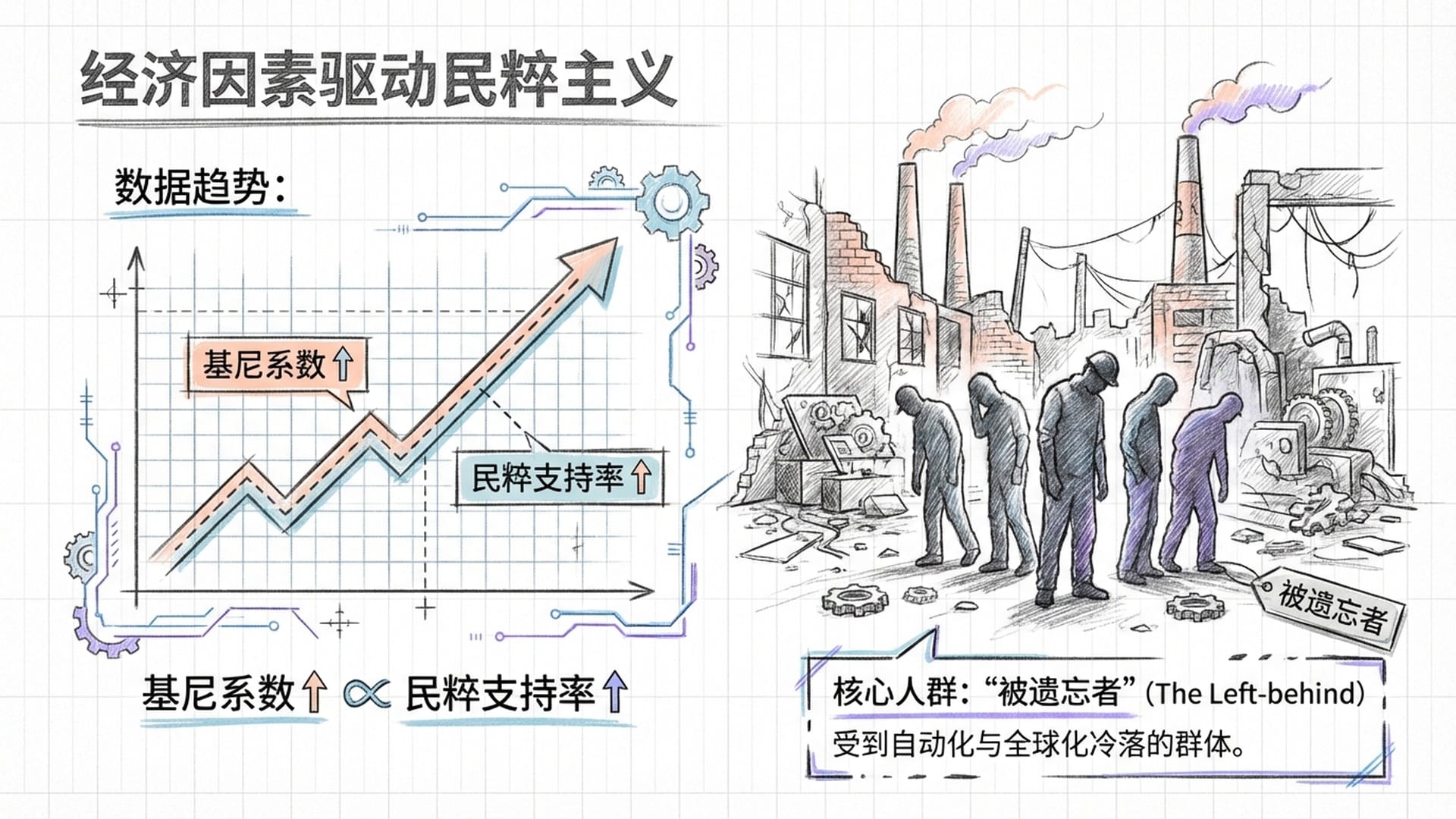 经济地图与工人