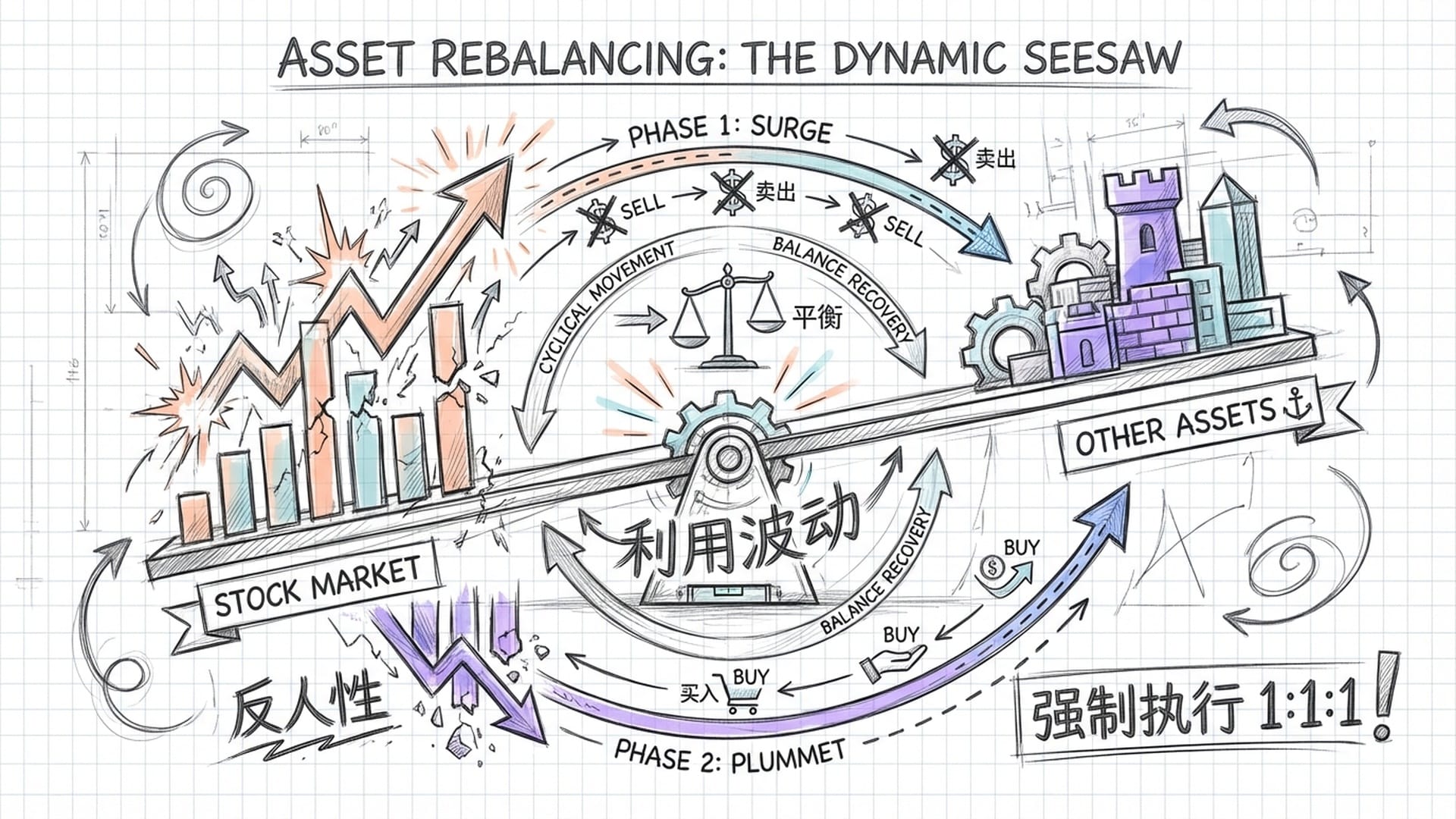再平衡动态示意图