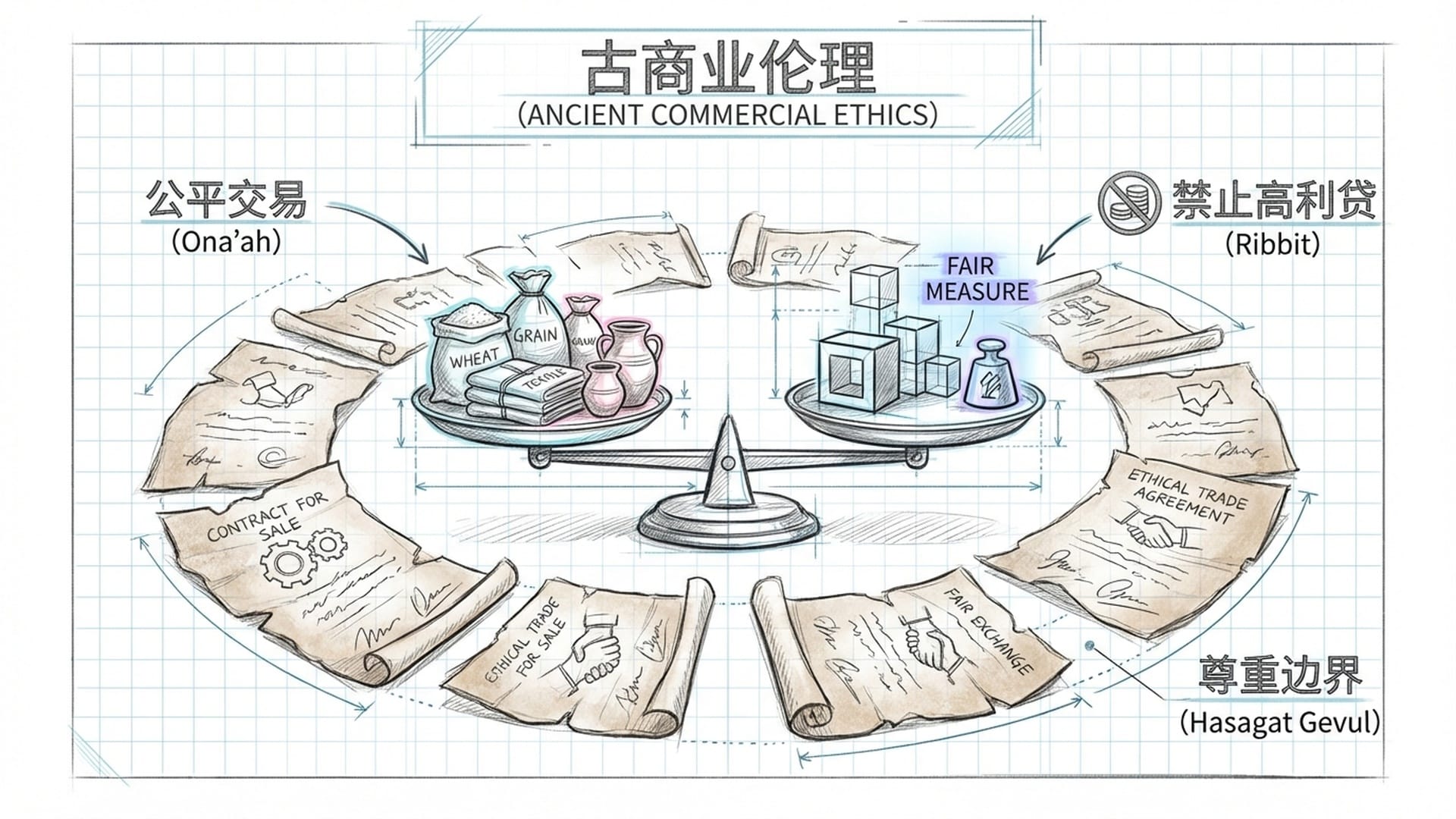 塔木德商业伦理天平