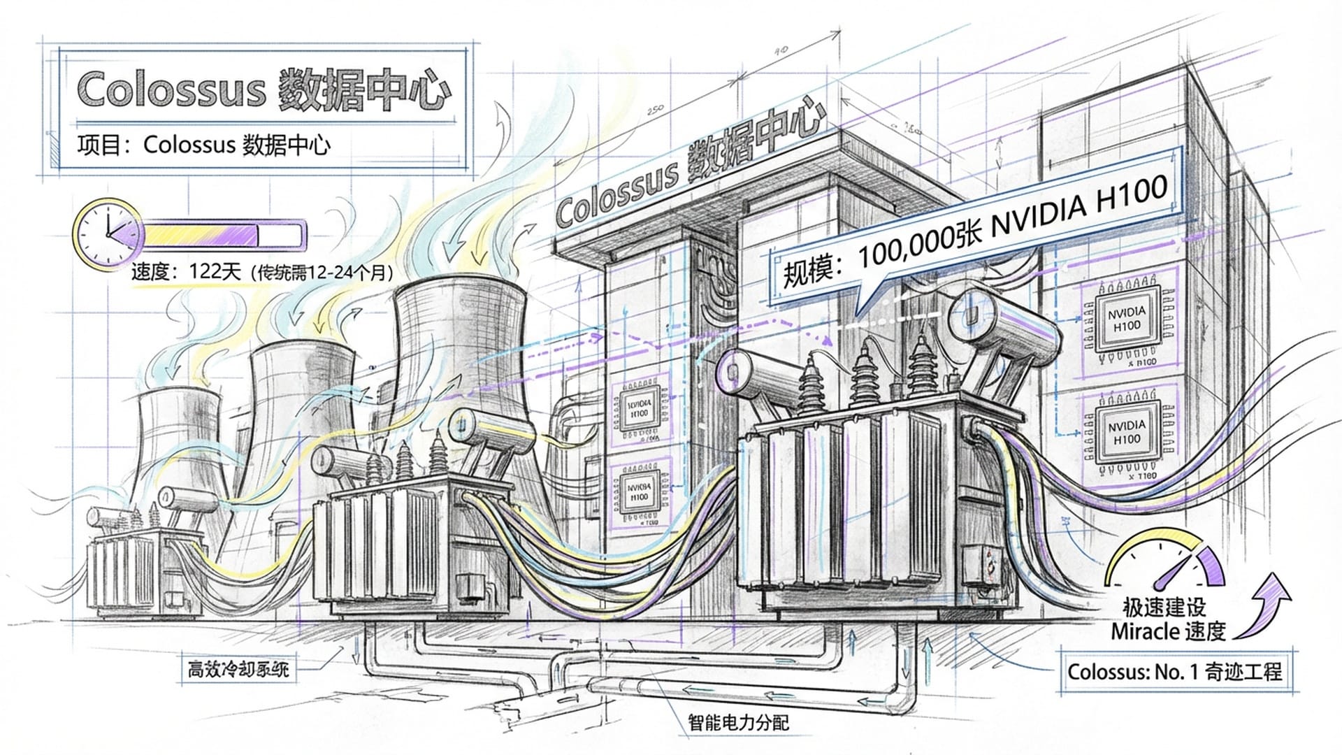 孟菲斯 Colossus 集群的震撼全景