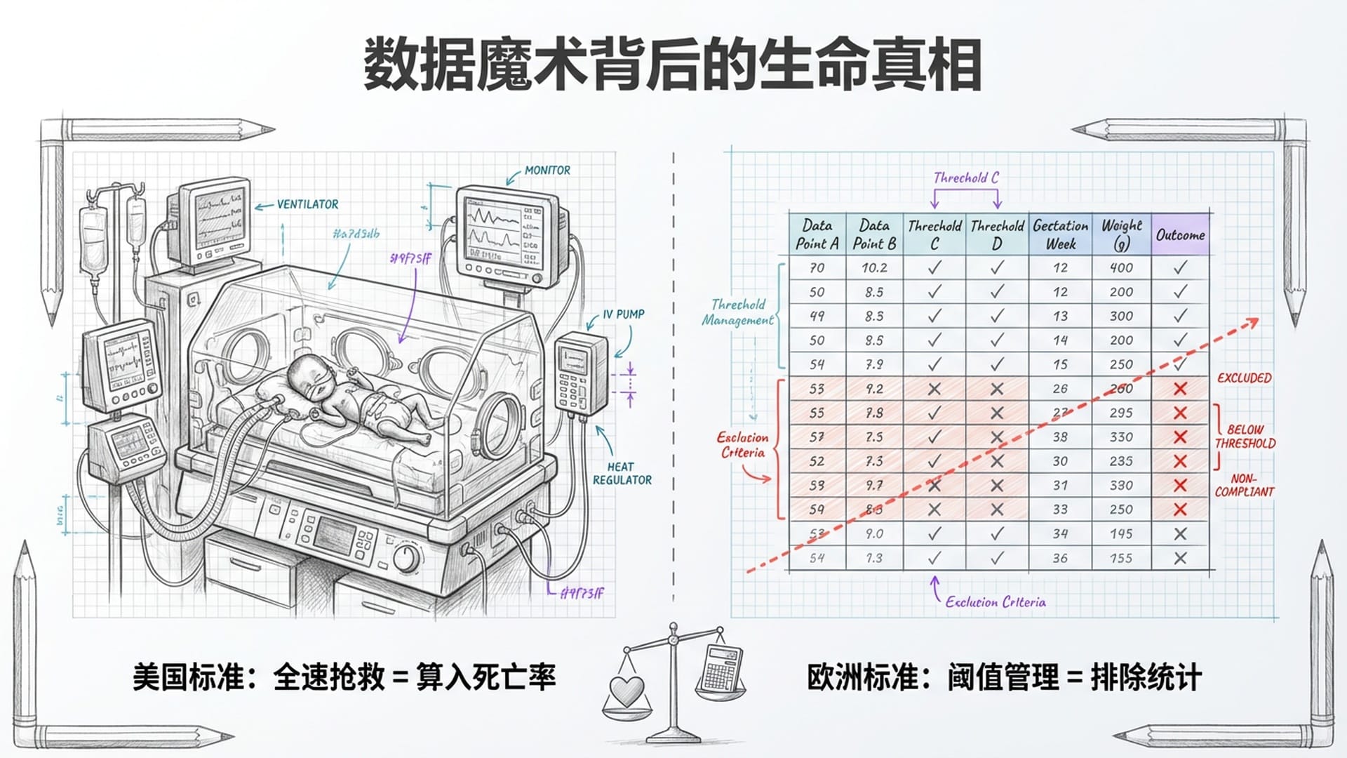医院保温箱里的极弱早产儿