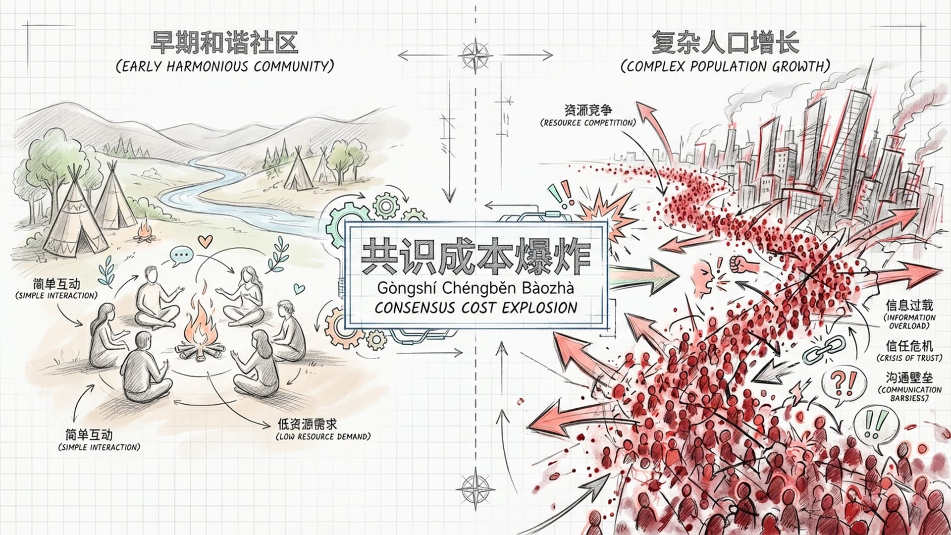 原始部落协作与冲突