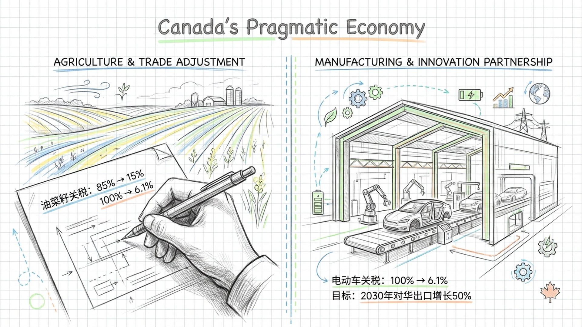 卡尼总理与中方官员签订协议的特写