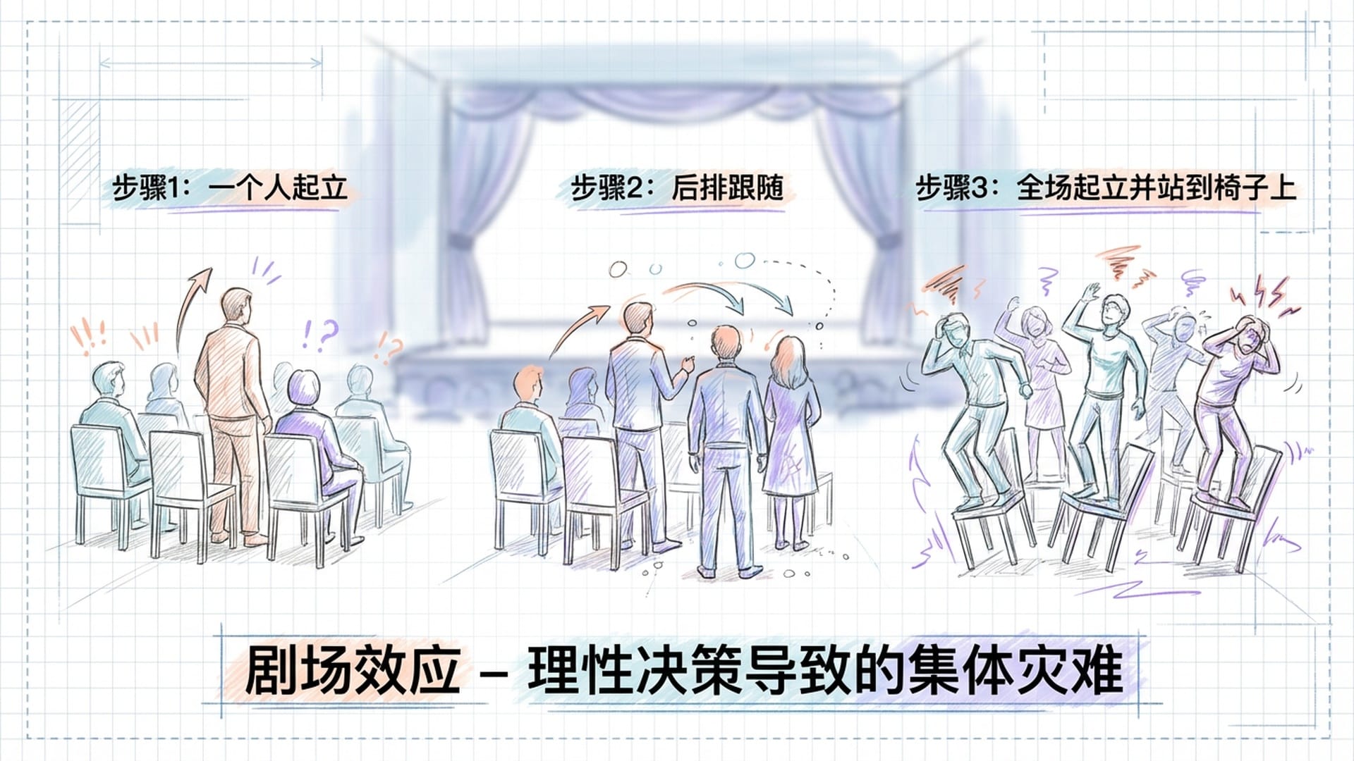 剧场效应：每个人都站着，累得半死，却什么也没多得到