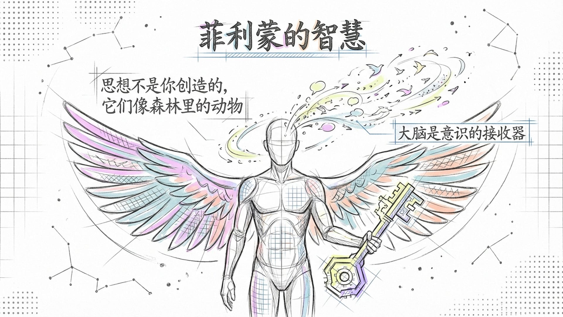 长着翠鸟翅膀的导师菲利蒙